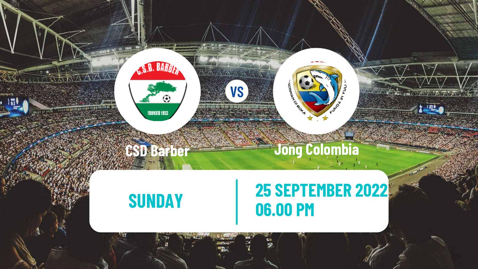 Soccer Curacao Prome Divishon CSD Barber - Jong Colombia