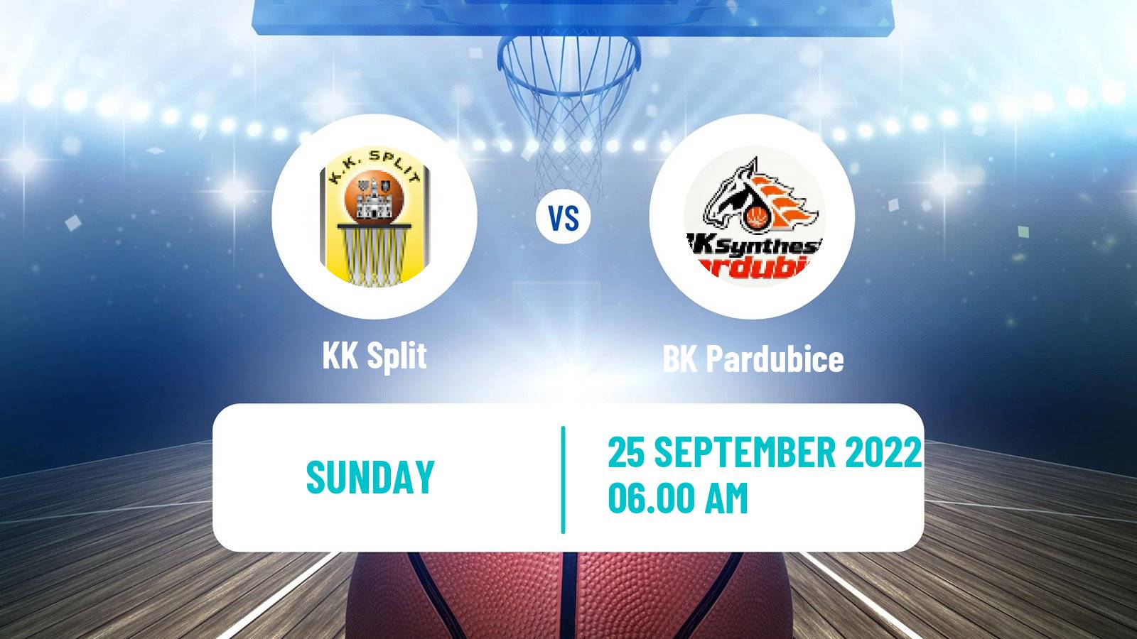 Basketball Club Friendly Basketball KK Split - Pardubice