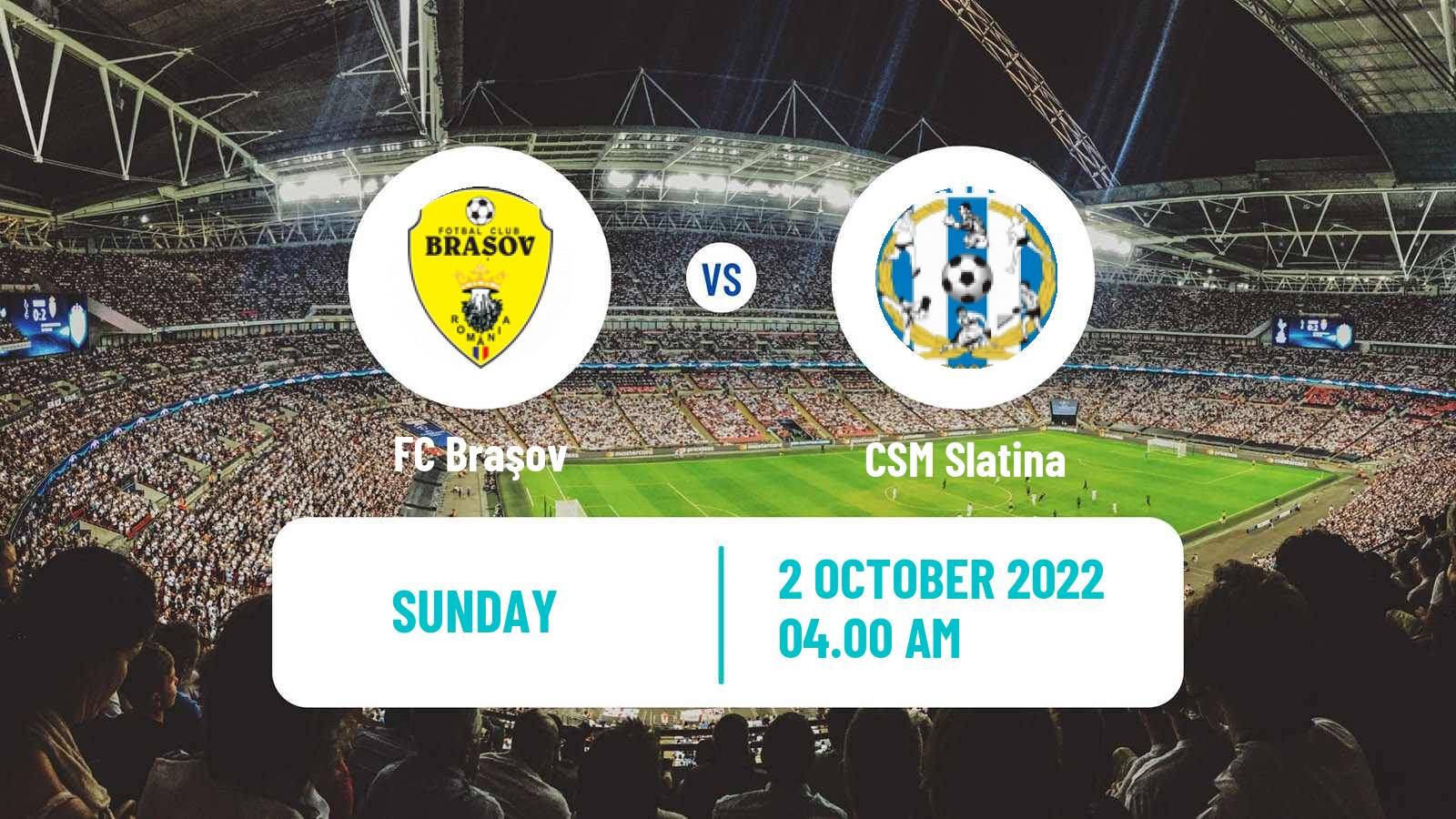 Soccer Romanian Division 2 Braşov - CSM Slatina