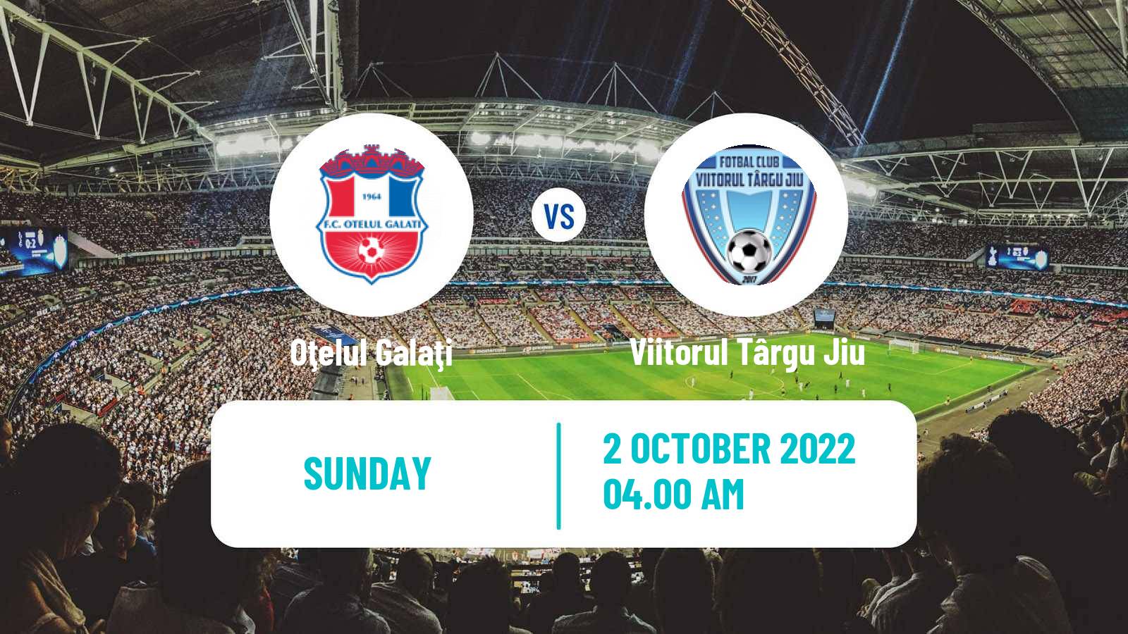 Soccer Romanian Division 2 Oţelul Galaţi - Viitorul Târgu Jiu
