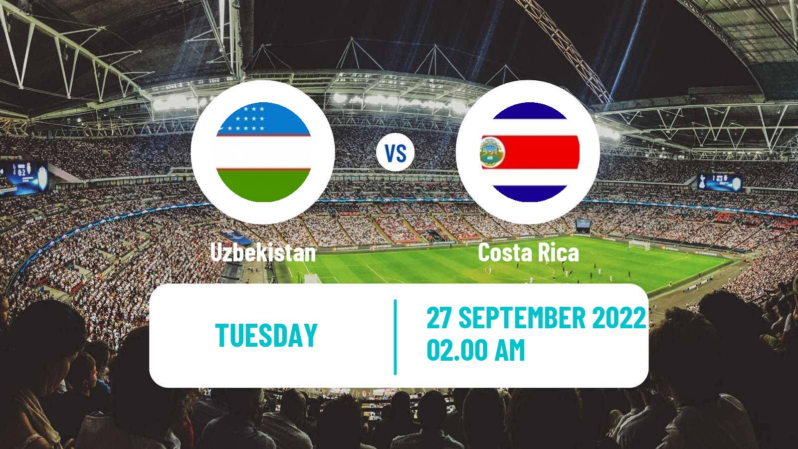 Soccer Friendly Uzbekistan - Costa Rica