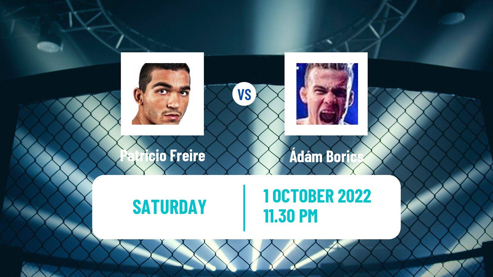 MMA MMA Patricio Freire - Ádám Borics