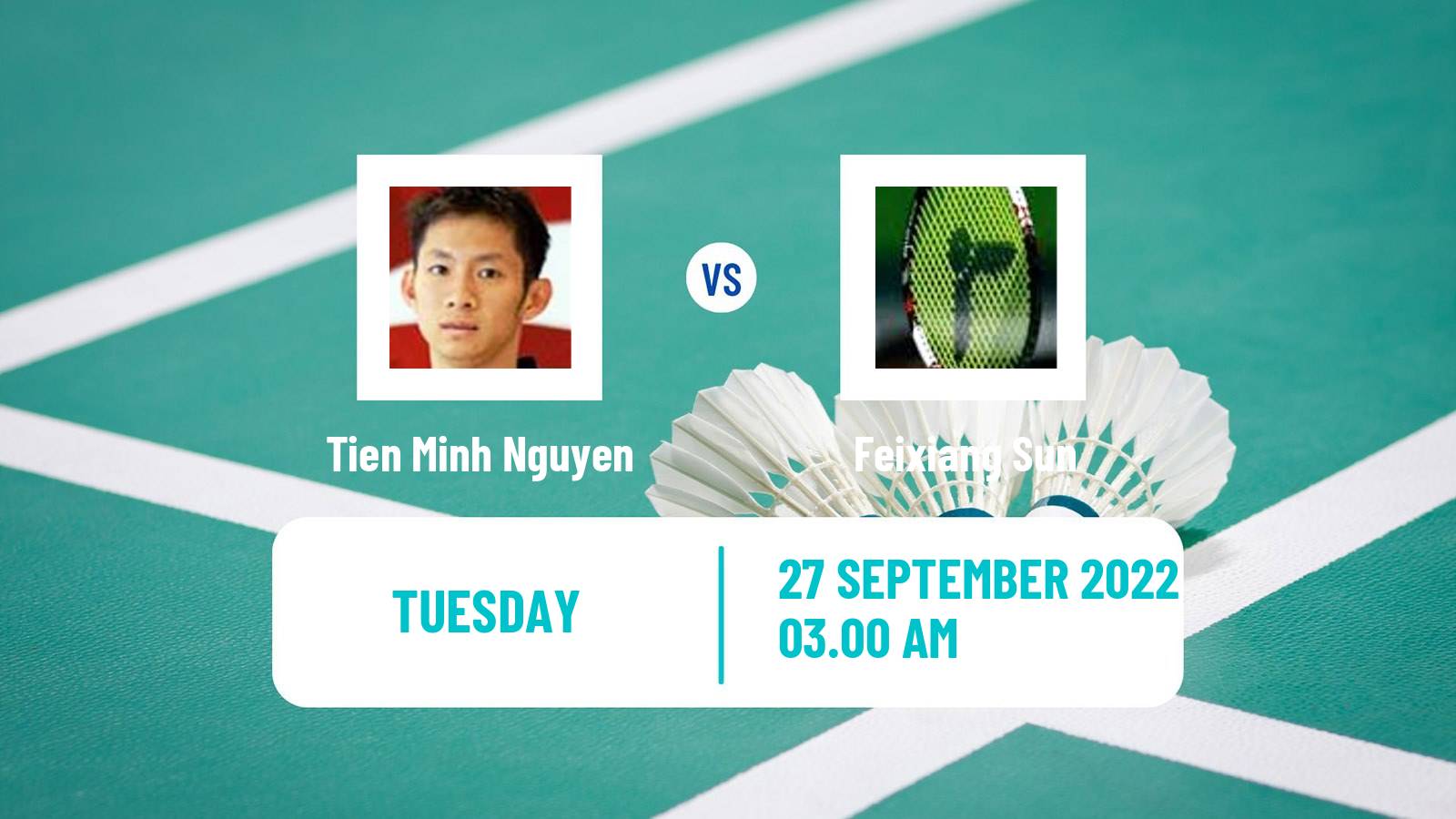 Badminton Badminton Tien Minh Nguyen - Feixiang Sun