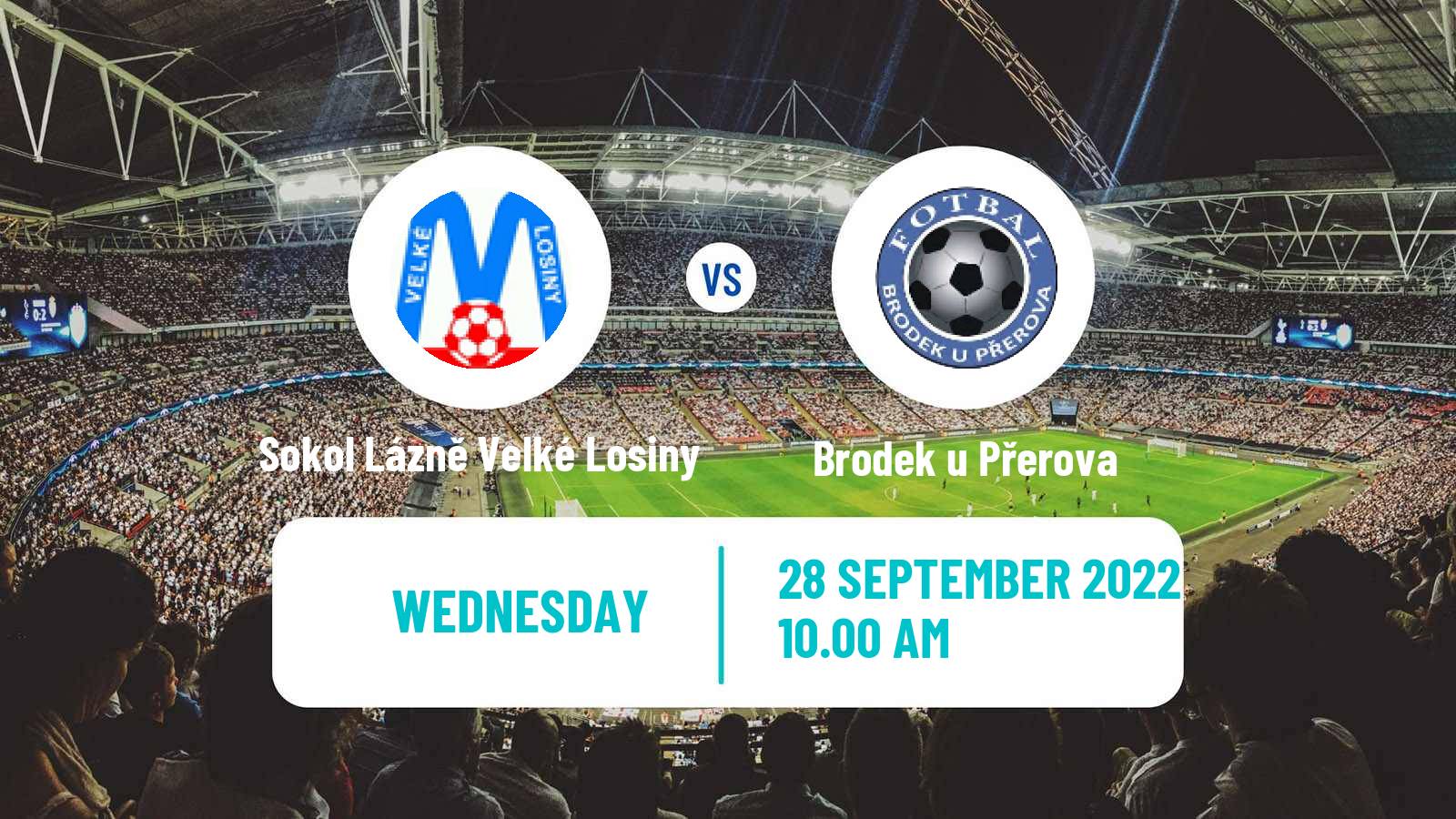 Soccer Czech Olomoucky KP Sokol Lázně Velké Losiny - Brodek u Přerova