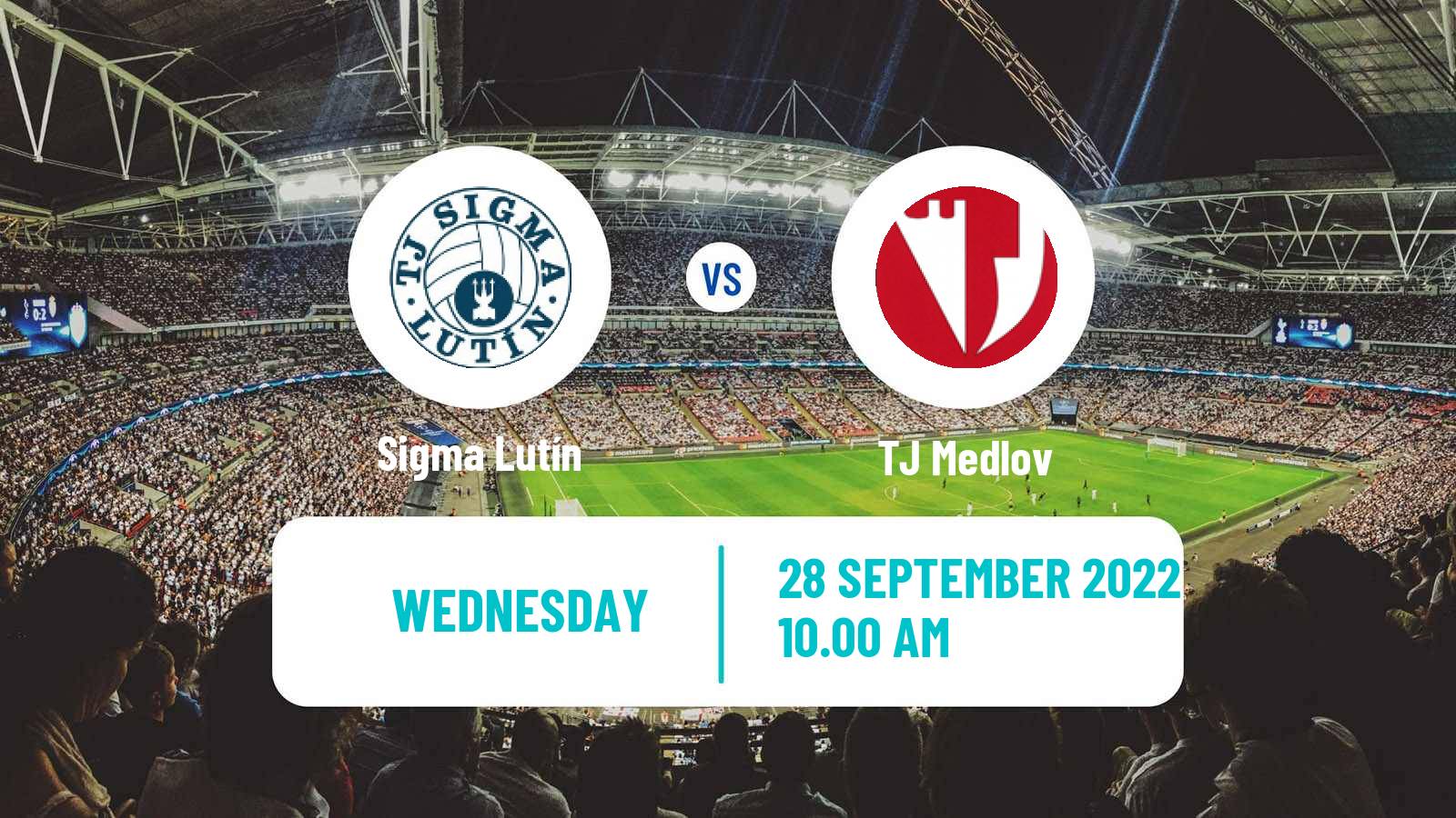 Soccer Czech Olomoucky KP Sigma Lutín - Medlov