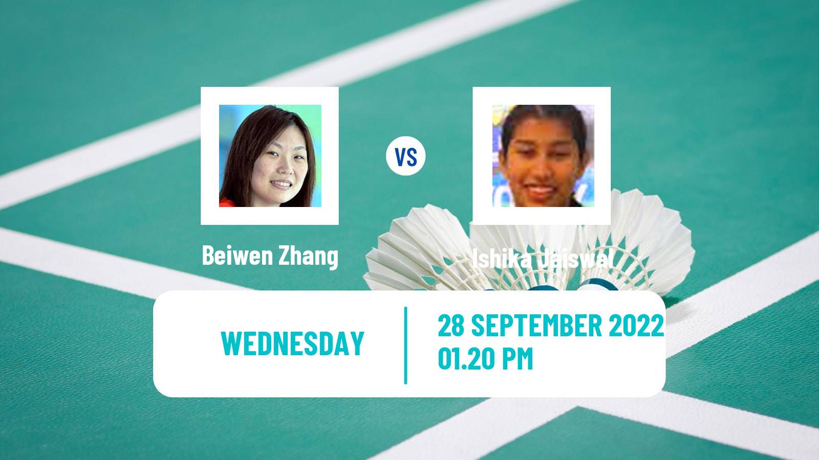 Badminton Badminton Beiwen Zhang - Ishika Jaiswal