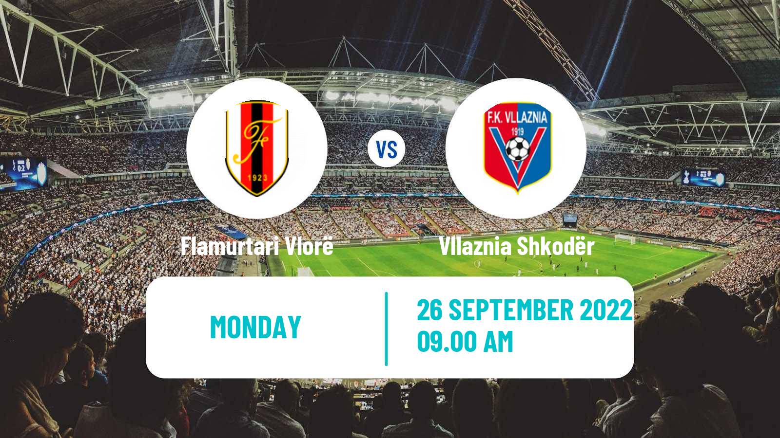 Soccer Albanian Cup Flamurtari Vlorë - Vllaznia Shkodër