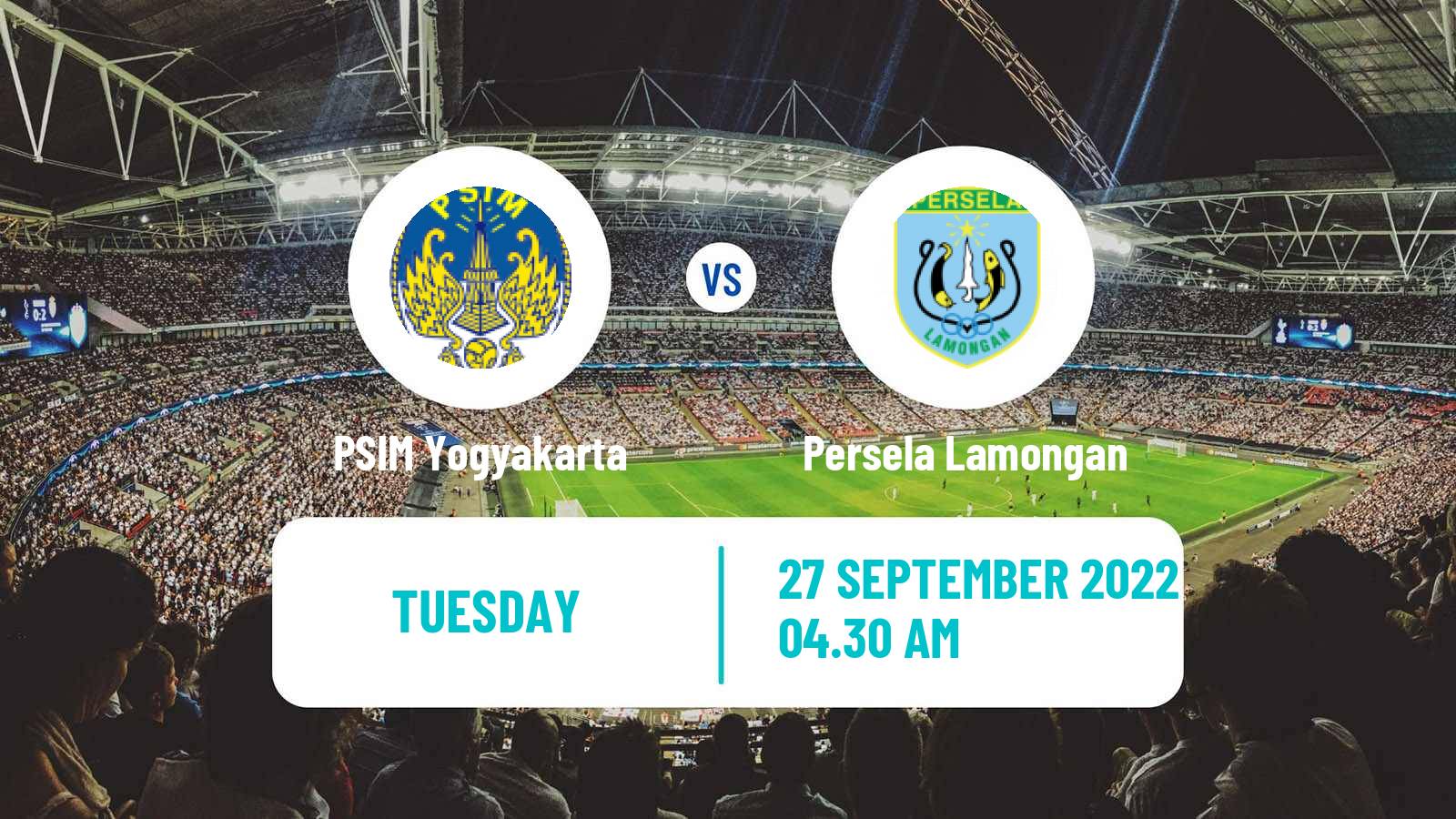 Soccer Indonesian Liga 2 PSIM Yogyakarta - Persela Lamongan