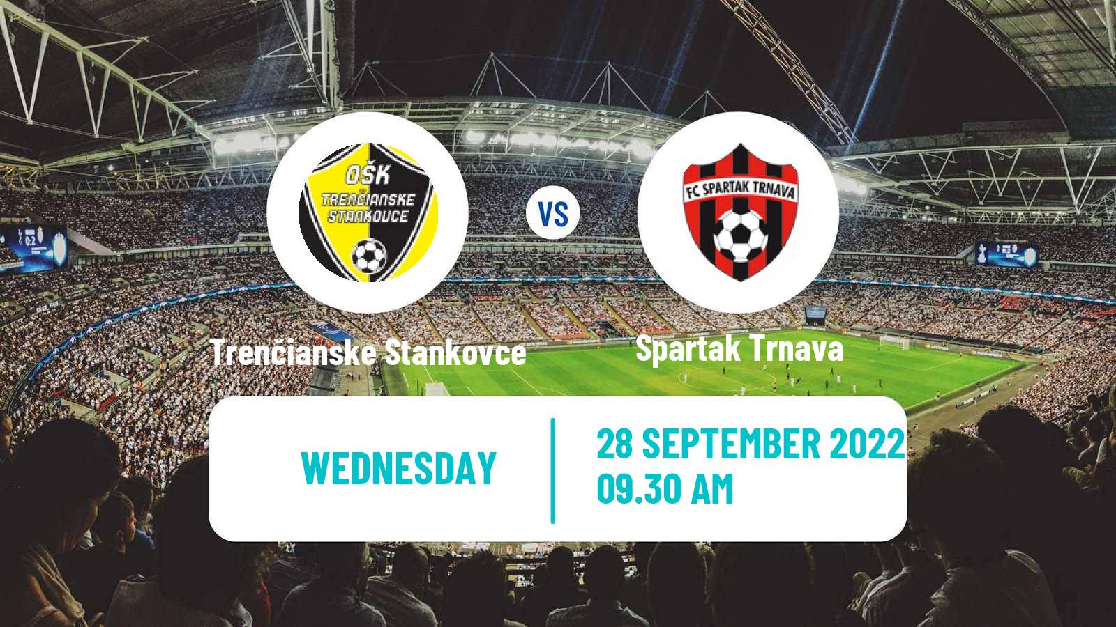 Soccer Slovak Cup Trenčianske Stankovce - Spartak Trnava