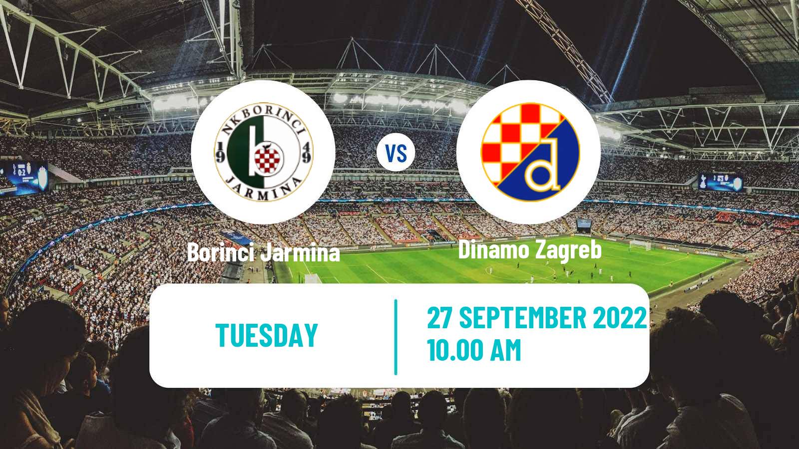 Soccer Croatian Cup Borinci Jarmina - Dinamo Zagreb