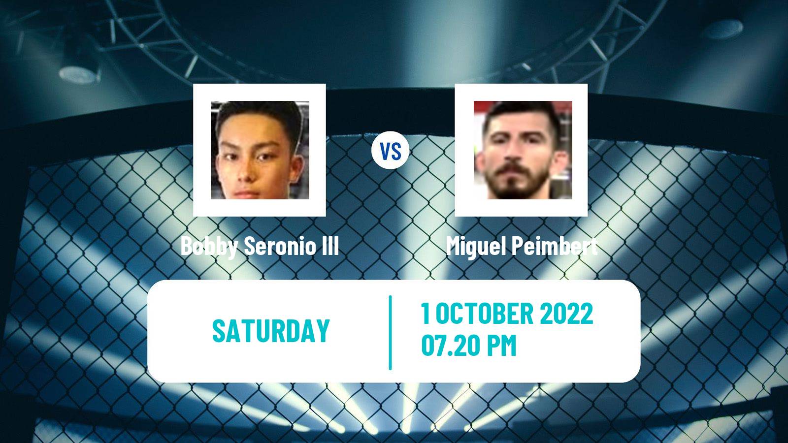 MMA MMA Bobby Seronio III - Miguel Peimbert