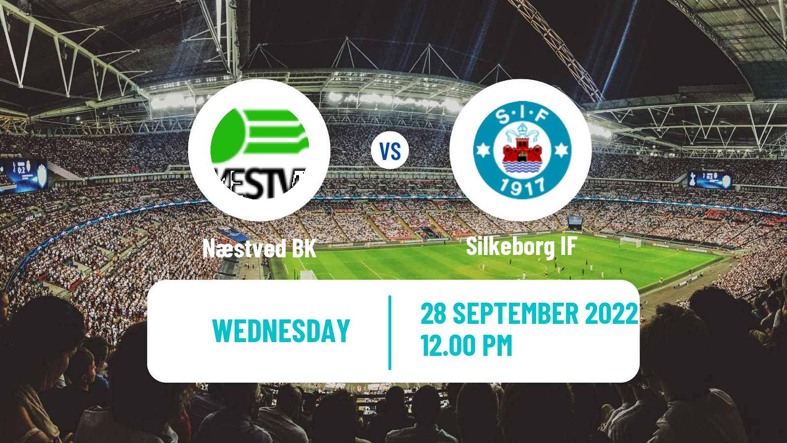 Soccer Danish Landspokal Cup Næstved BK - Silkeborg IF