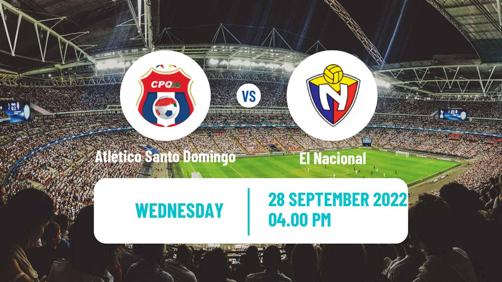 Soccer Ecuadorian Serie B Atlético Santo Domingo - El Nacional