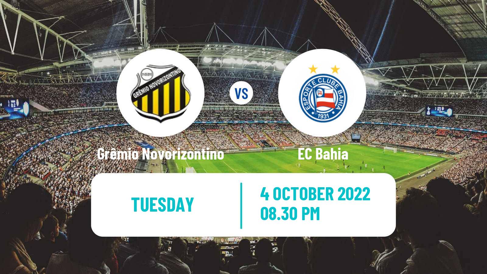 Soccer Brazilian Serie B Grêmio Novorizontino - Bahia
