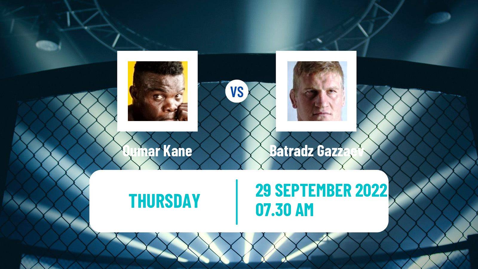 MMA MMA Oumar Kane - Batradz Gazzaev