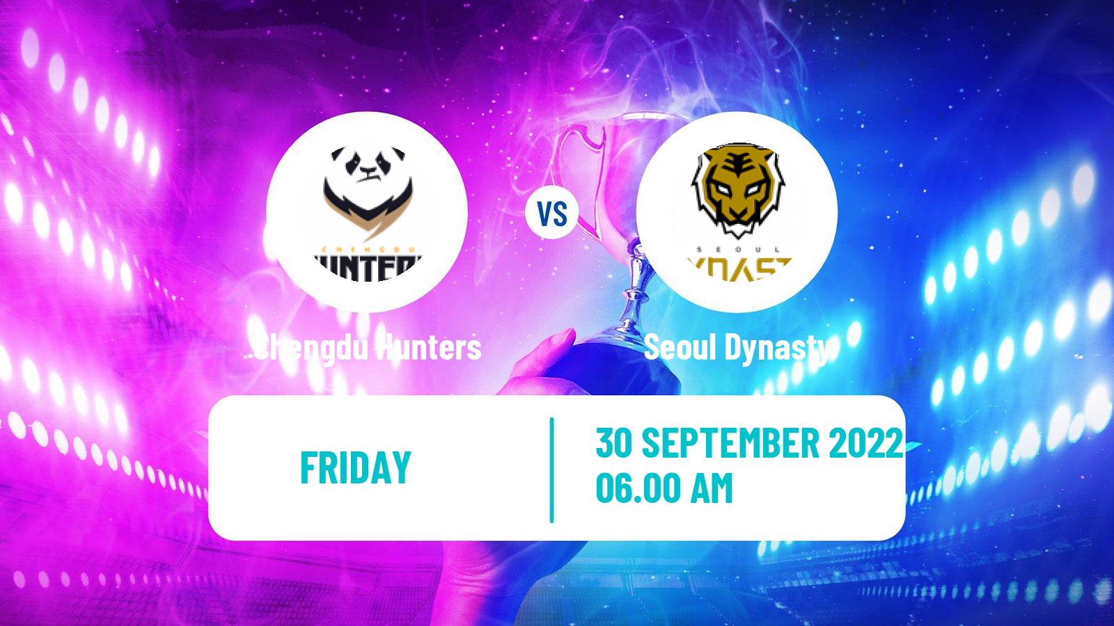 Esports eSports Chengdu Hunters - Seoul Dynasty