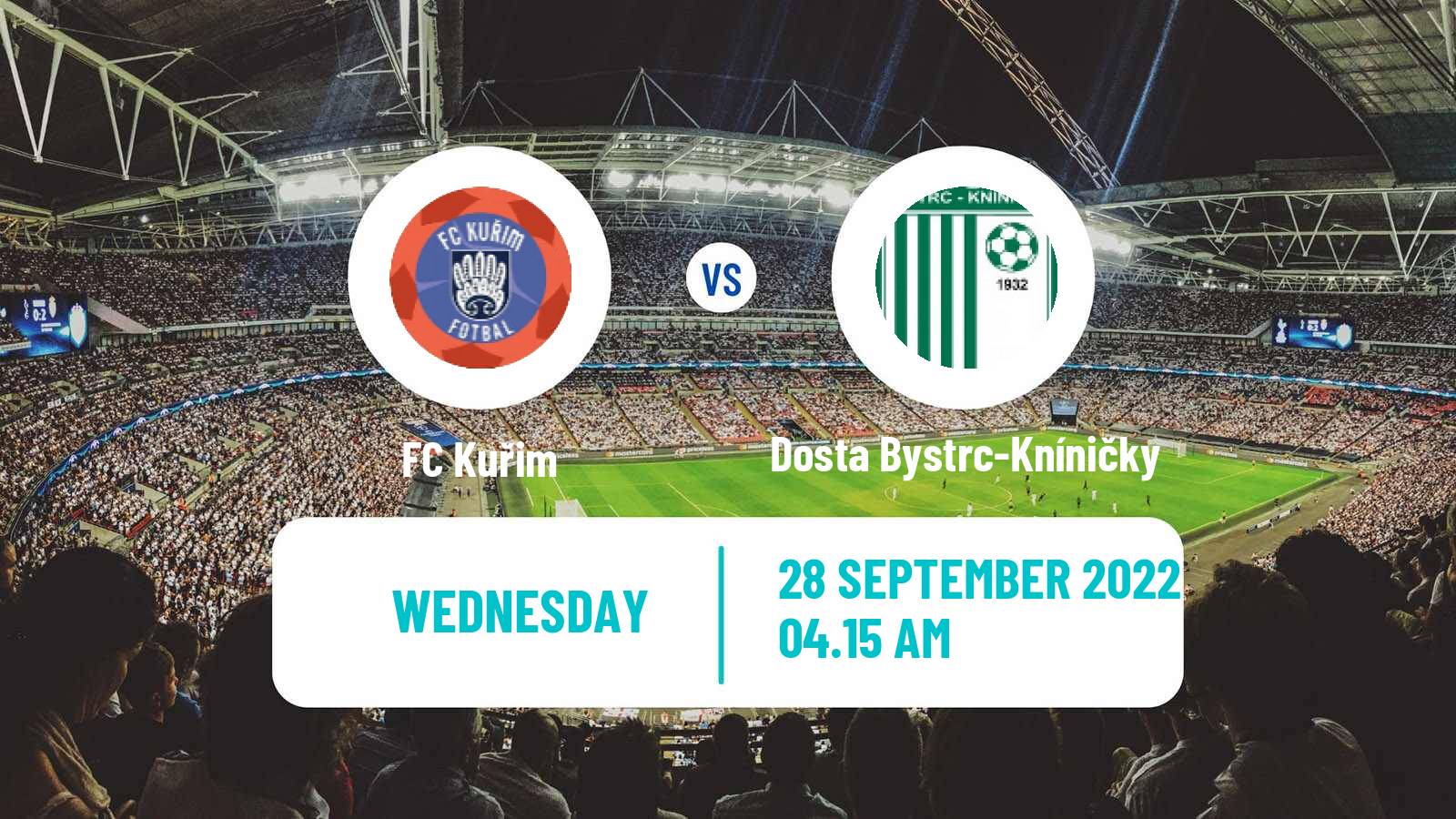 Soccer Czech Jihomoravsky KP Kuřim - Dosta Bystrc-Kníničky