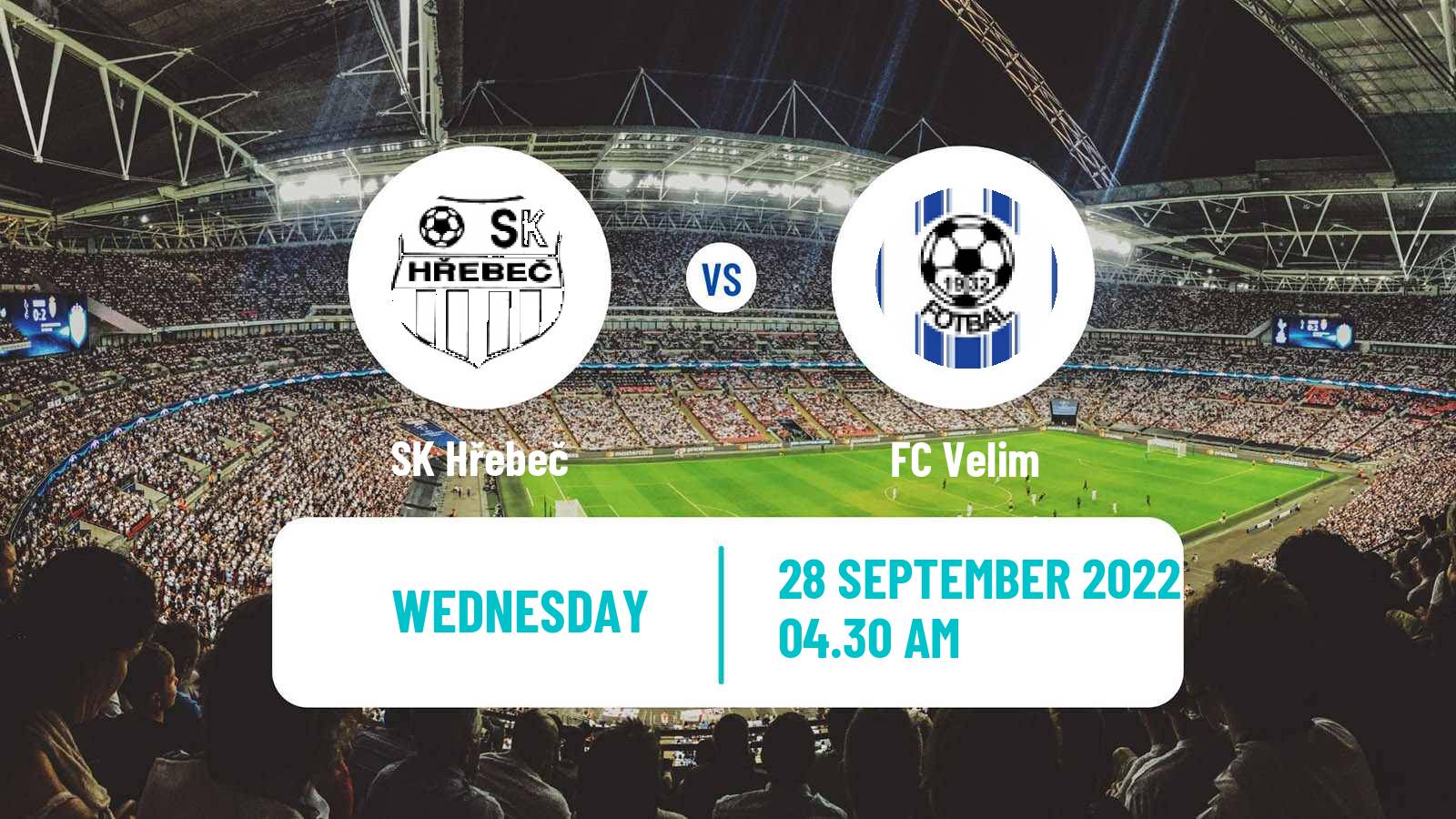 Soccer Czech Stredocesky KP Hřebeč - Velim