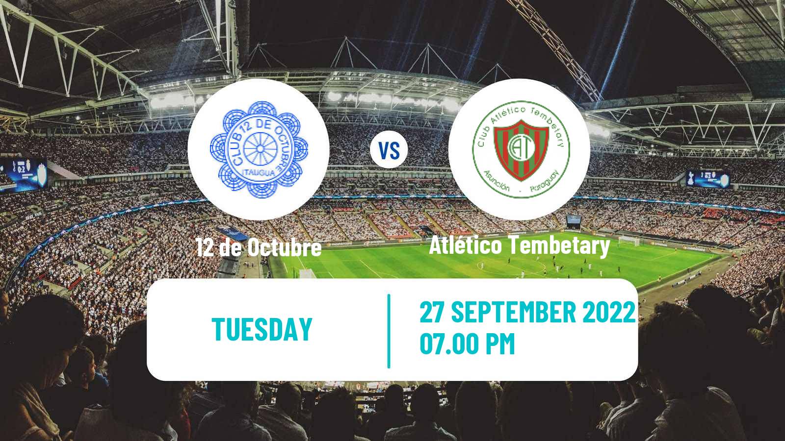 Soccer Copa Paraguay 12 de Octubre - Atlético Tembetary