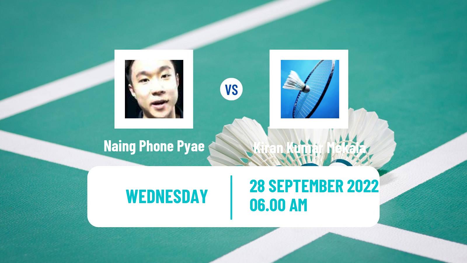 Badminton Badminton Naing Phone Pyae - Kiran Kumar Mekala