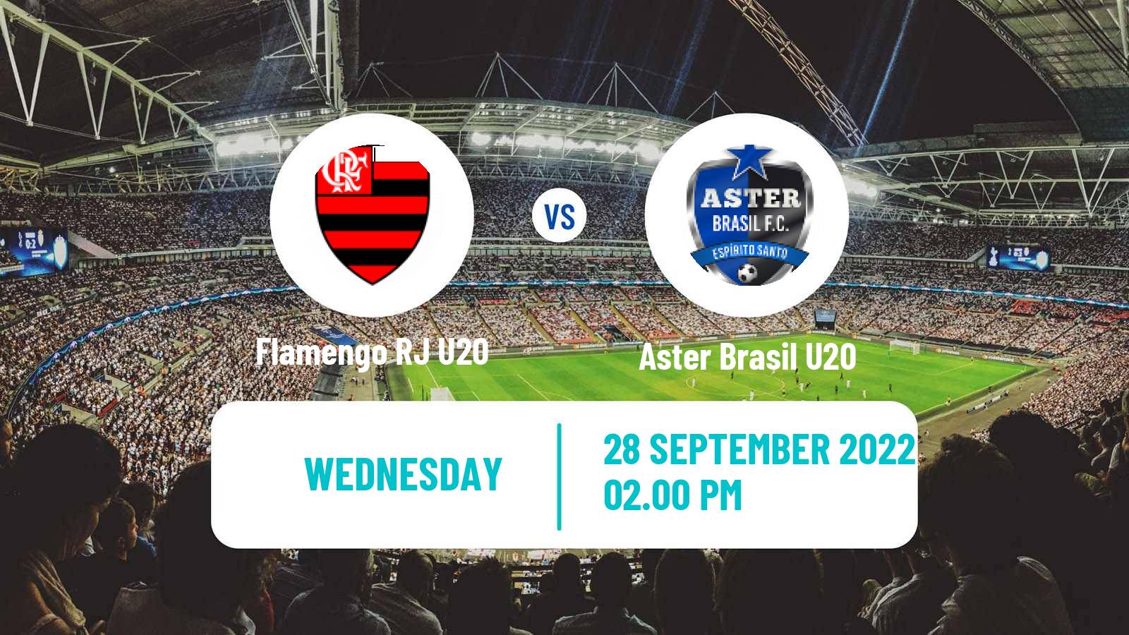 Soccer Copa do Brasil U20 Flamengo RJ U20 - Aster Brasil U20