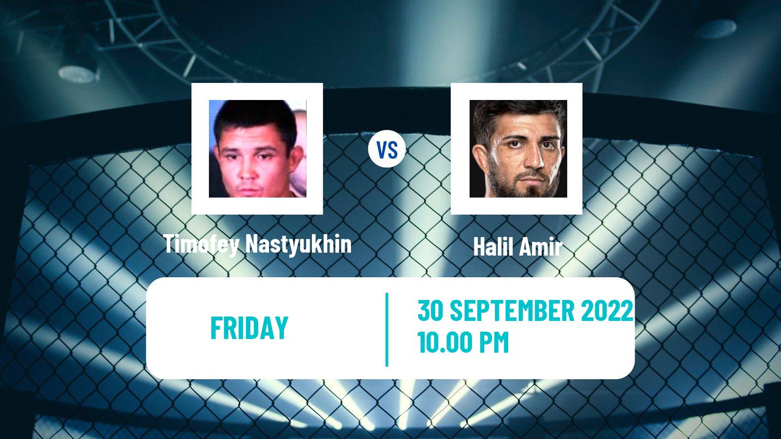 MMA MMA Timofey Nastyukhin - Halil Amir