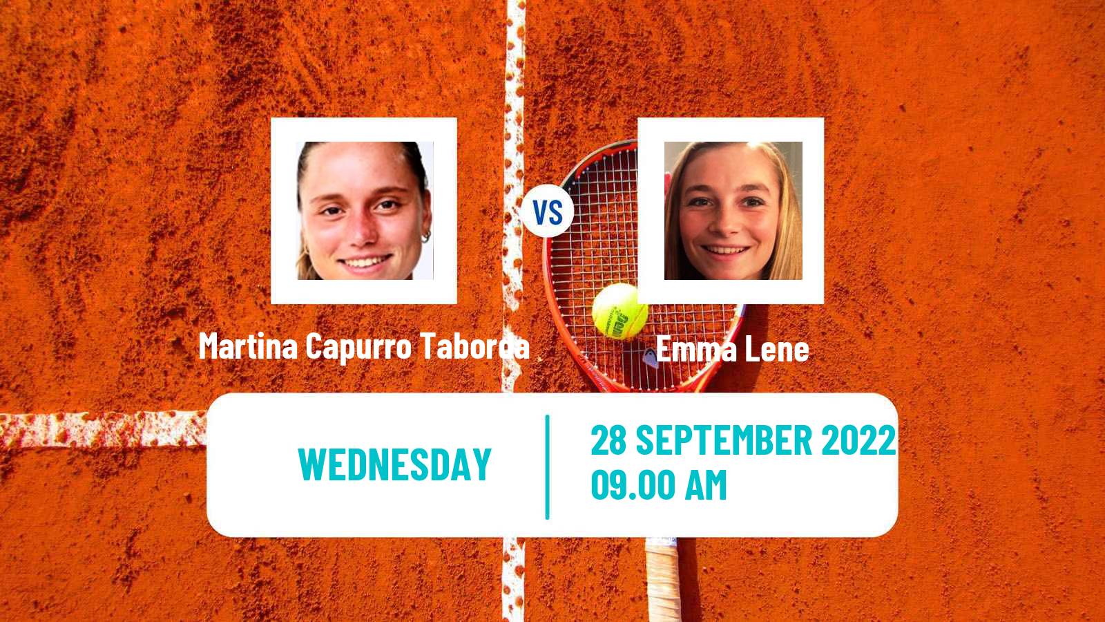 Tennis ITF Tournaments Martina Capurro Taborda - Emma Lene