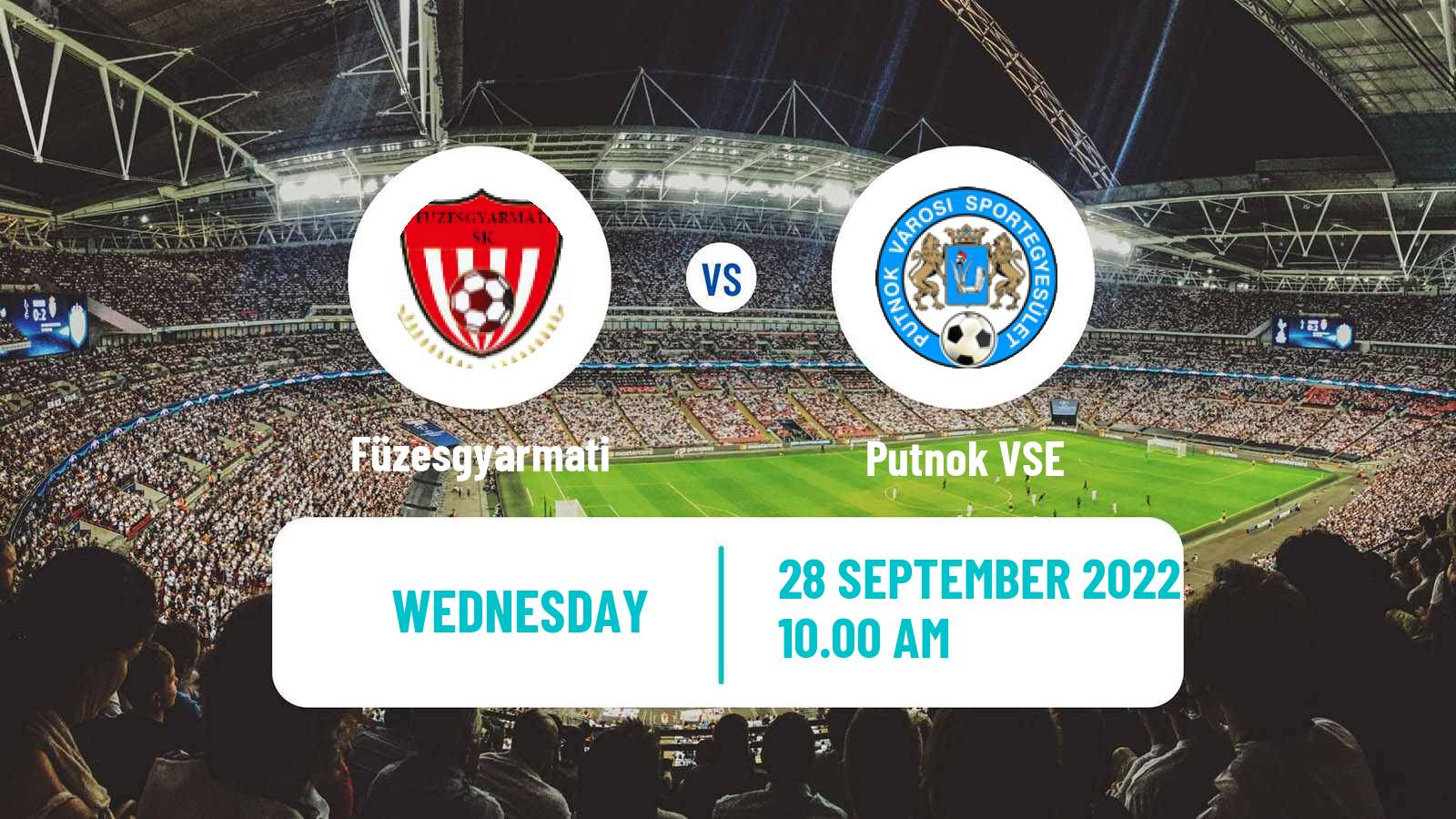 Soccer Hungarian NB III East Füzesgyarmati - Putnok