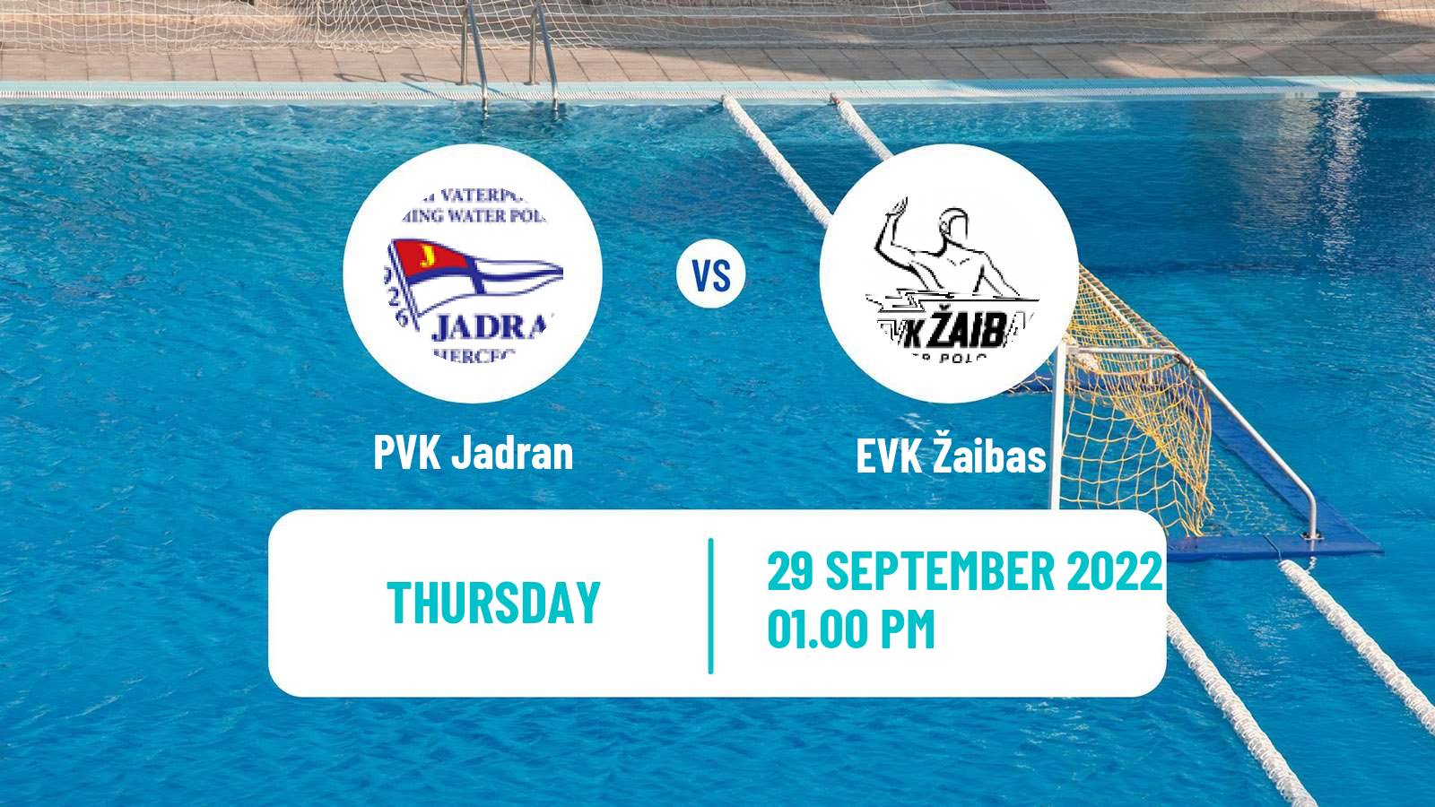 Water polo Champions League Water Polo PVK Jadran - Žaibas