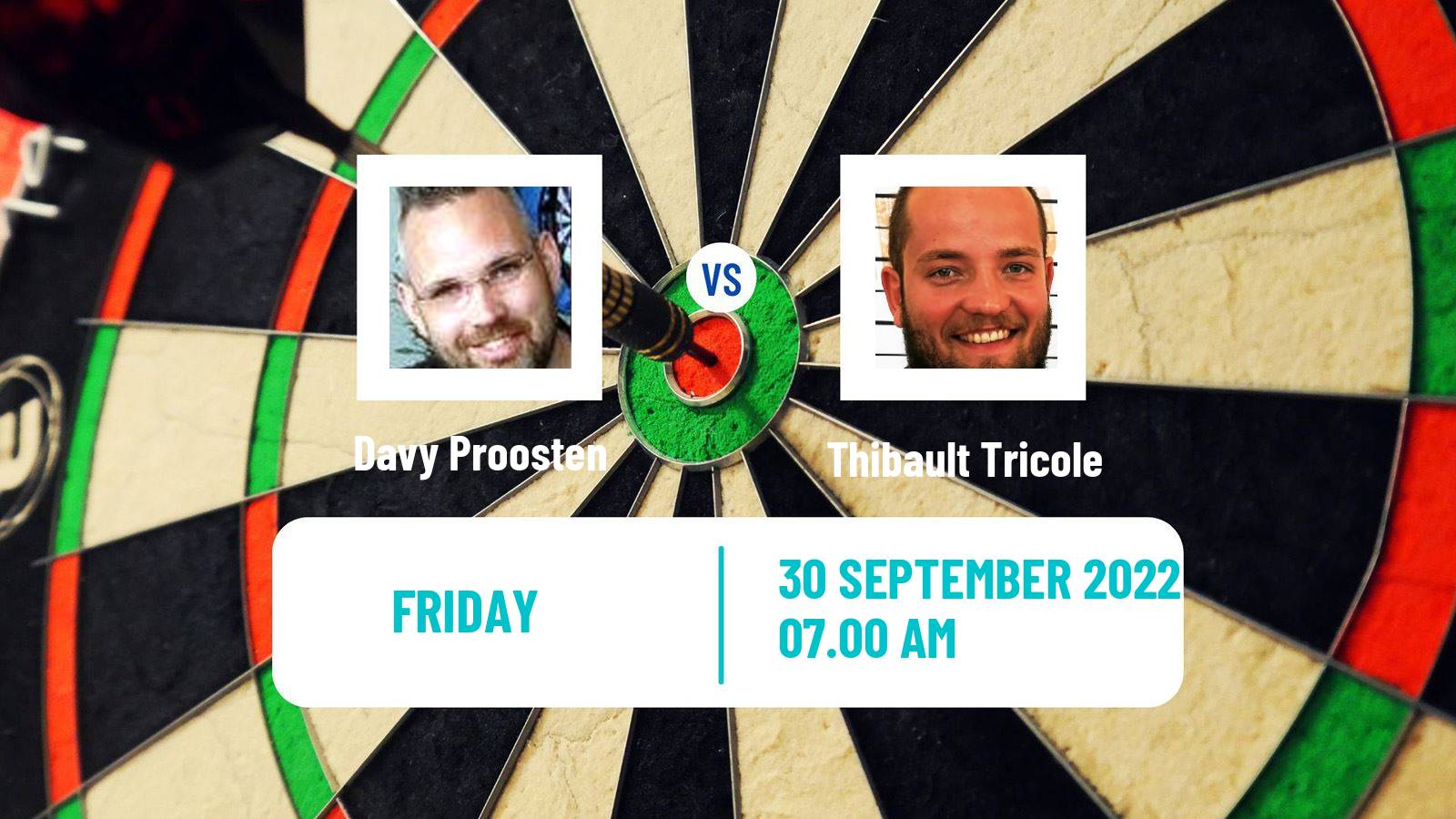 Darts Darts Davy Proosten - Thibault Tricole