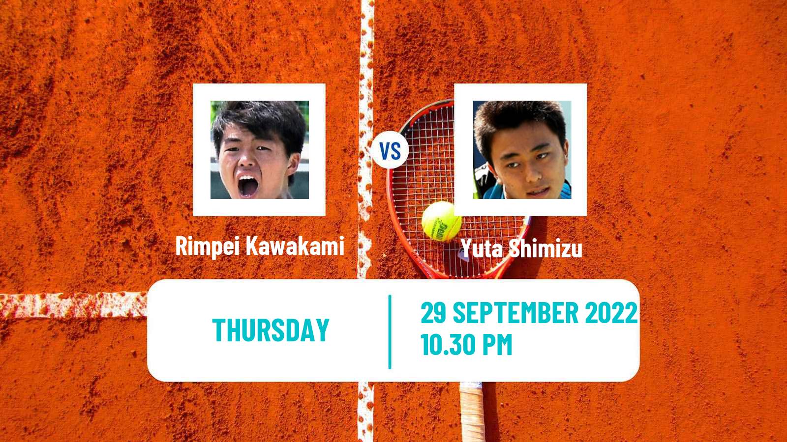 Tennis ITF Tournaments Rimpei Kawakami - Yuta Shimizu