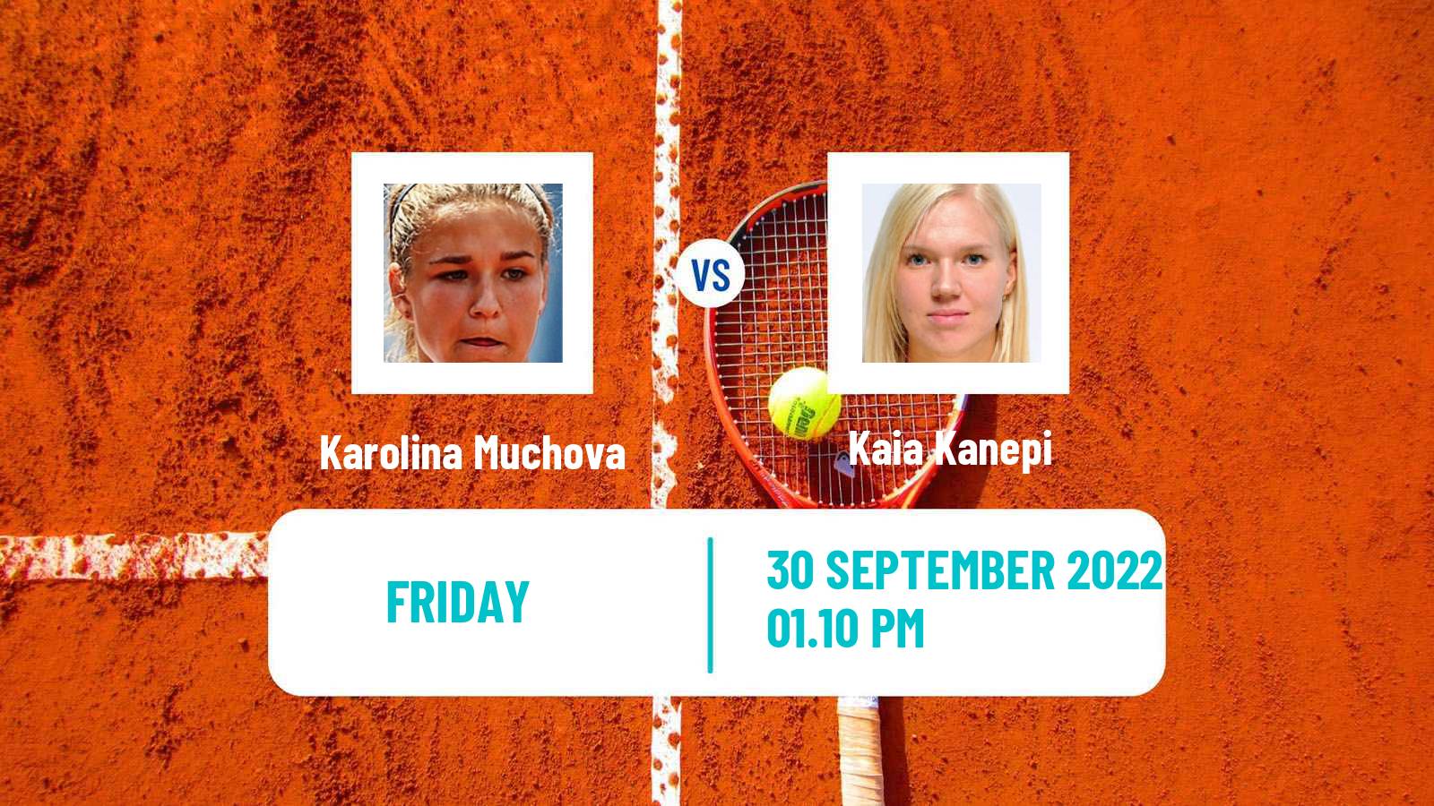 Tennis WTA Tallinn Karolina Muchova - Kaia Kanepi