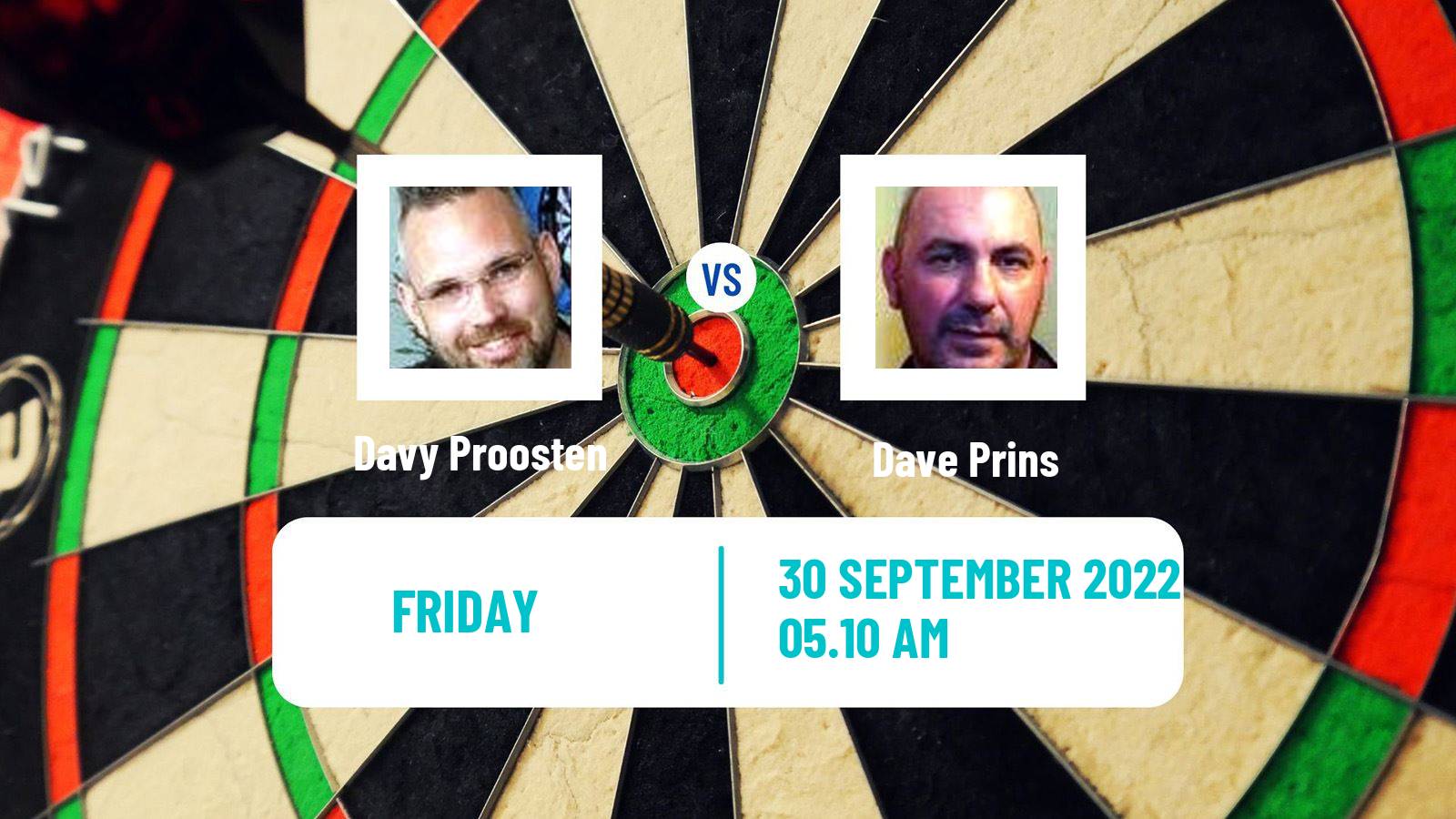 Darts Darts Davy Proosten - Dave Prins