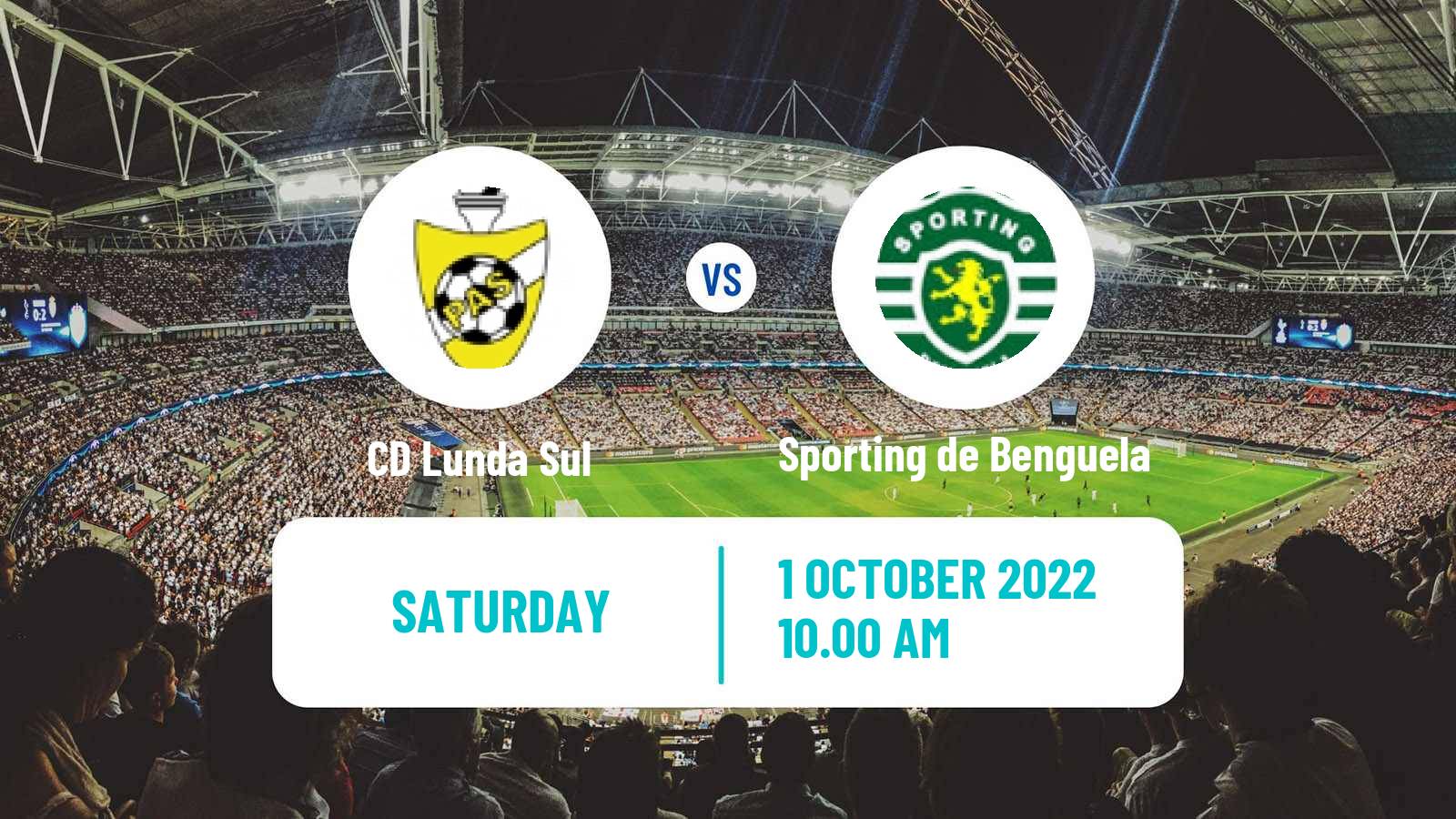 Soccer Angolan Girabola Lunda Sul - Sporting de Benguela