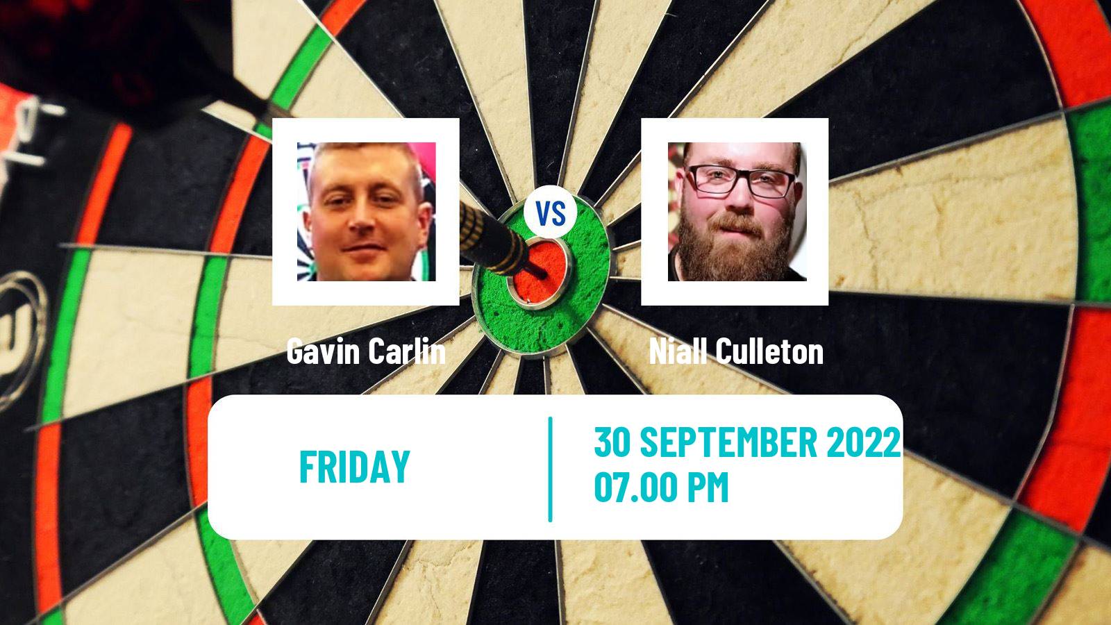 Darts Darts Gavin Carlin - Niall Culleton