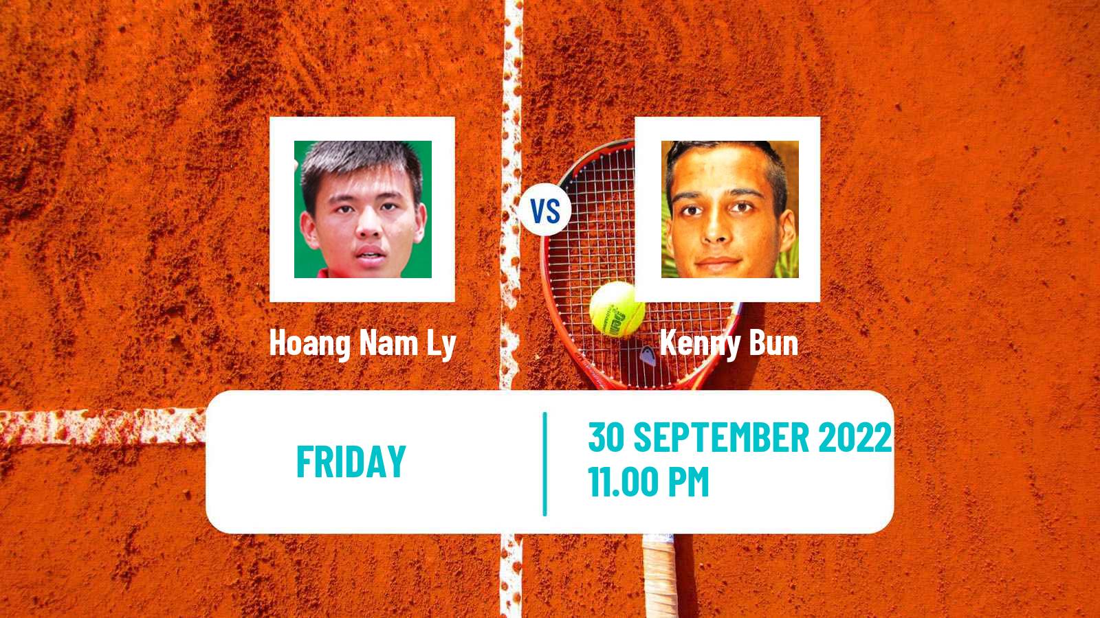 Tennis ITF Tournaments Hoang Nam Ly - Kenny Bun
