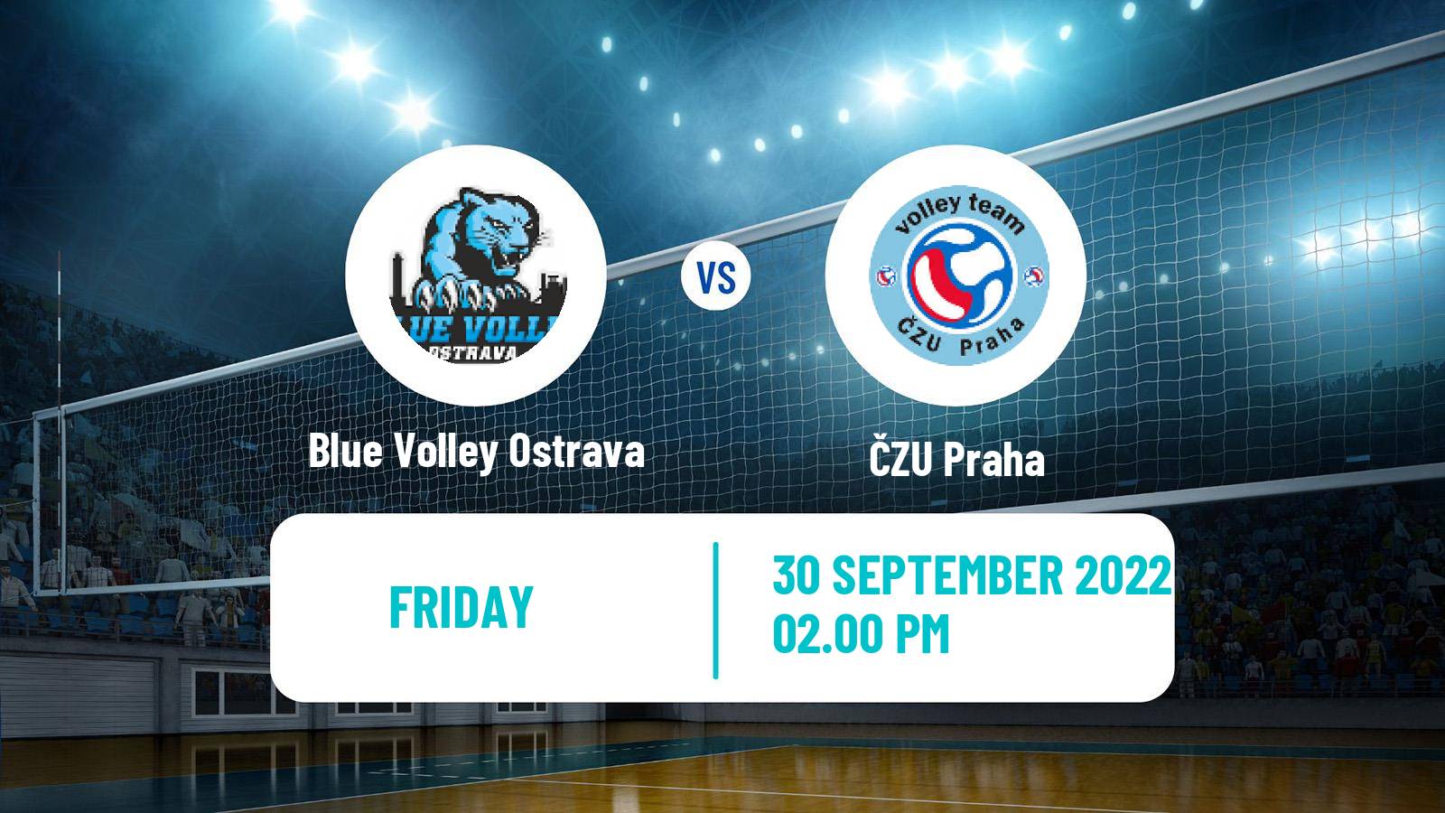 Volleyball Czech 1 Liga Volleyball Blue Volley Ostrava - ČZU Praha