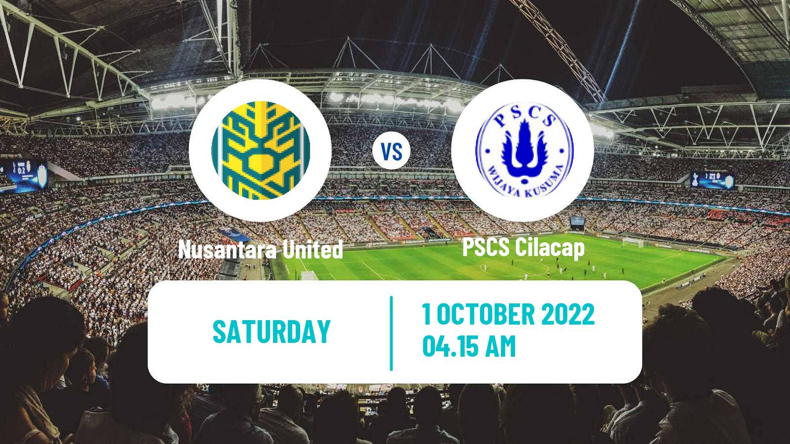 Soccer Indonesian Liga 2 Nusantara United - PSCS Cilacap