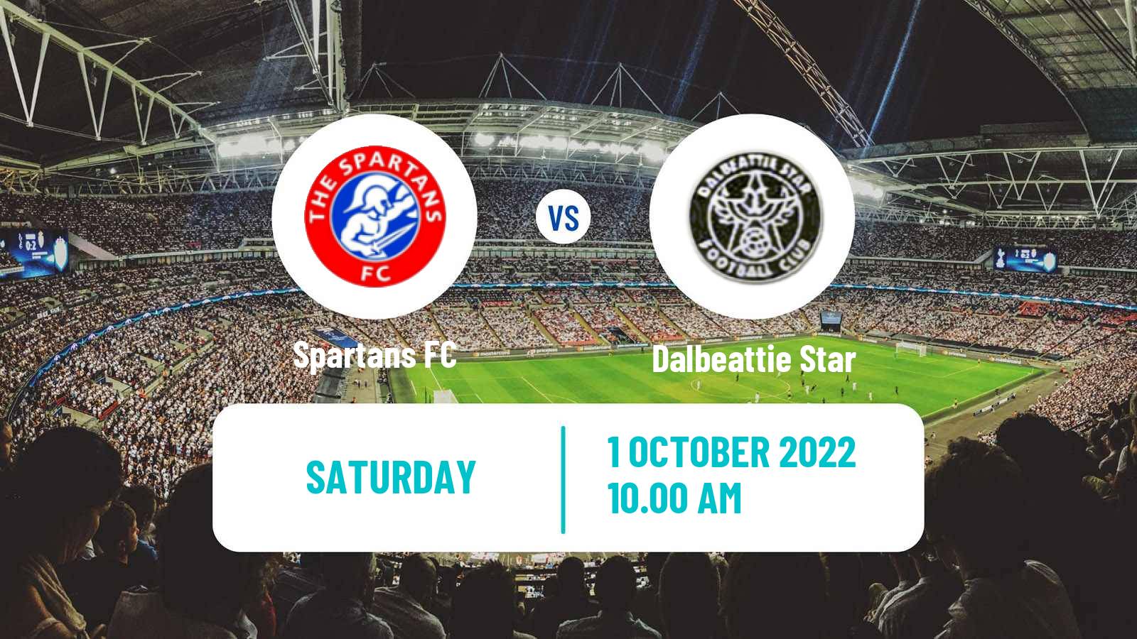 Soccer Scottish Lowland League Spartans - Dalbeattie Star