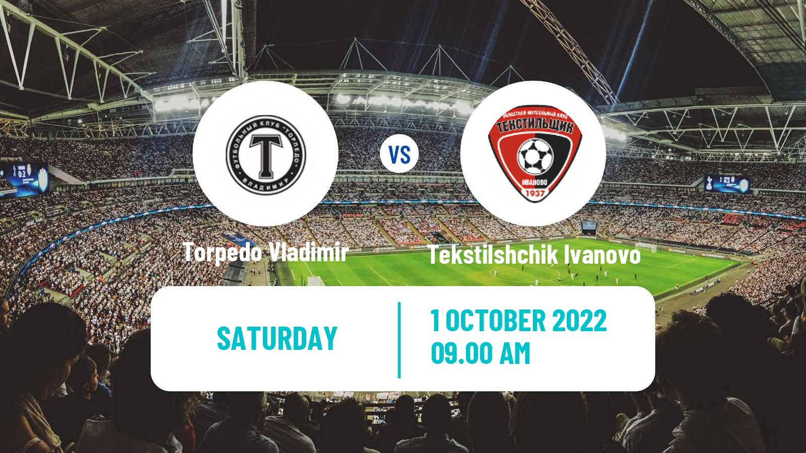 Soccer Russian FNL 2 Group 2 Torpedo Vladimir - Tekstilshchik Ivanovo