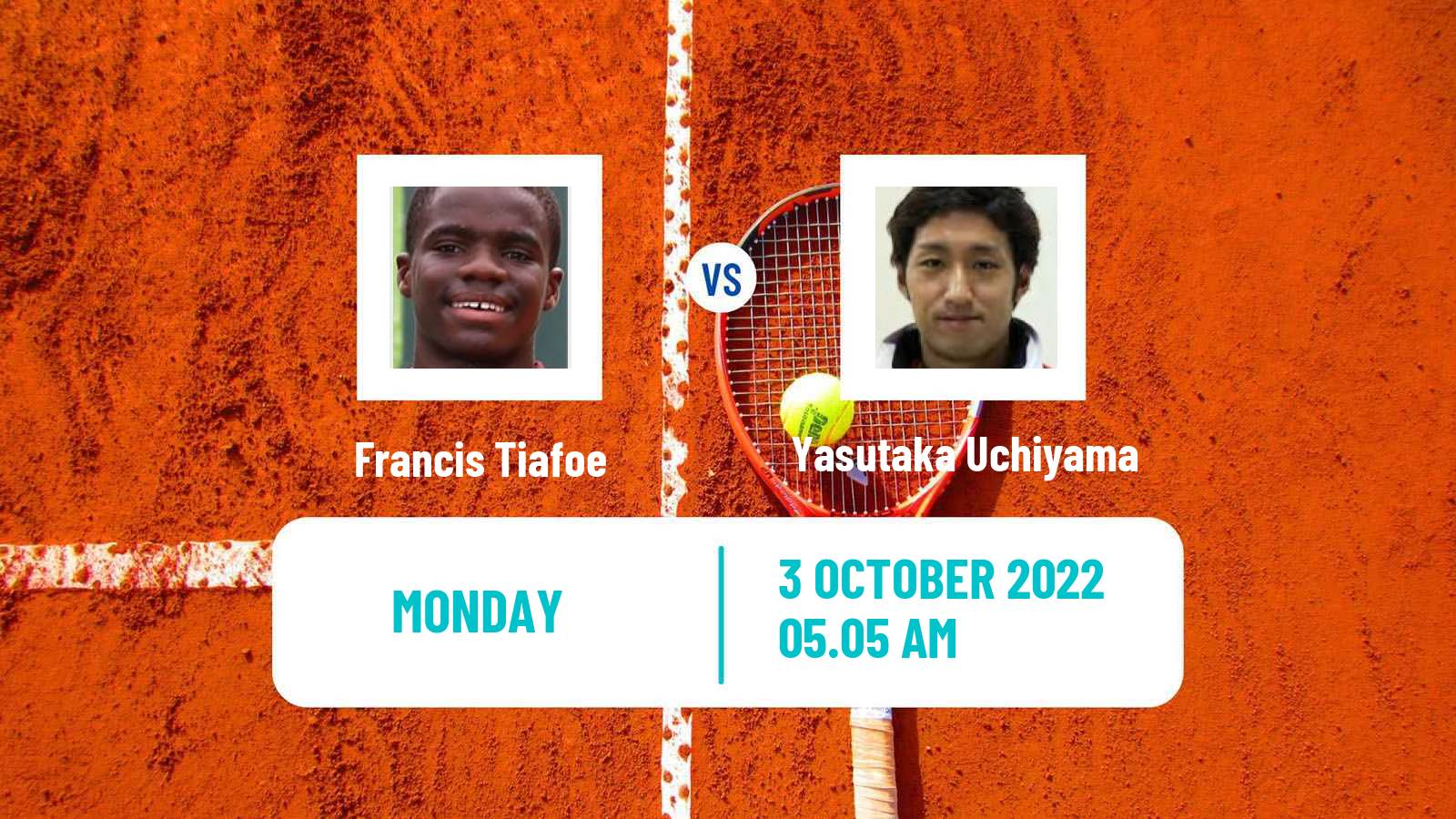 Tennis ATP Tokyo Francis Tiafoe - Yasutaka Uchiyama