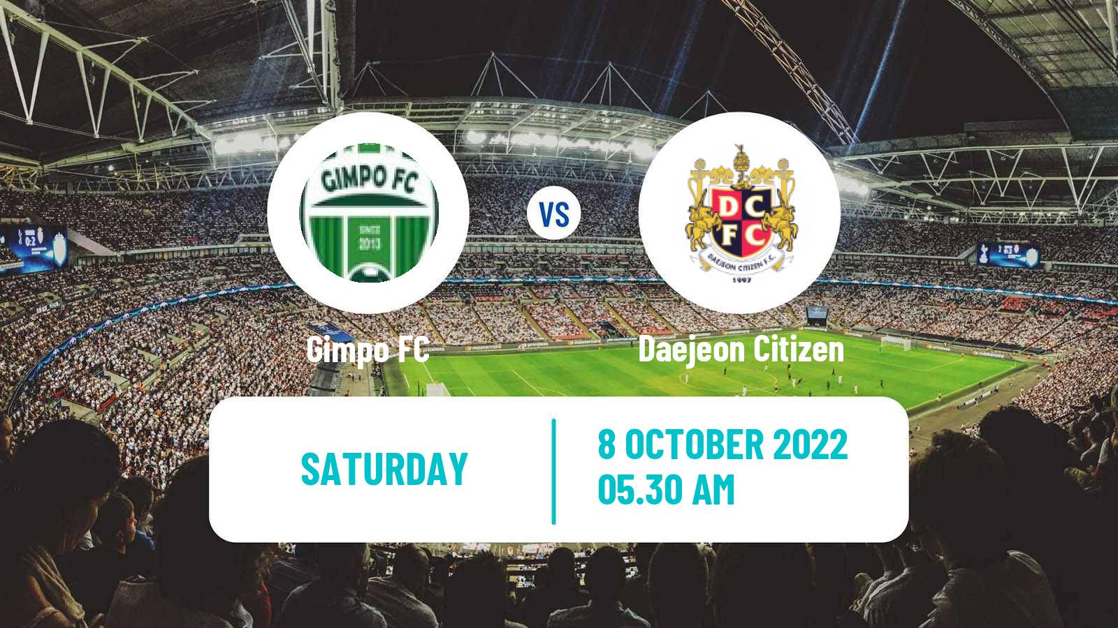 Soccer South Korean K-League 2 Gimpo - Daejeon Citizen