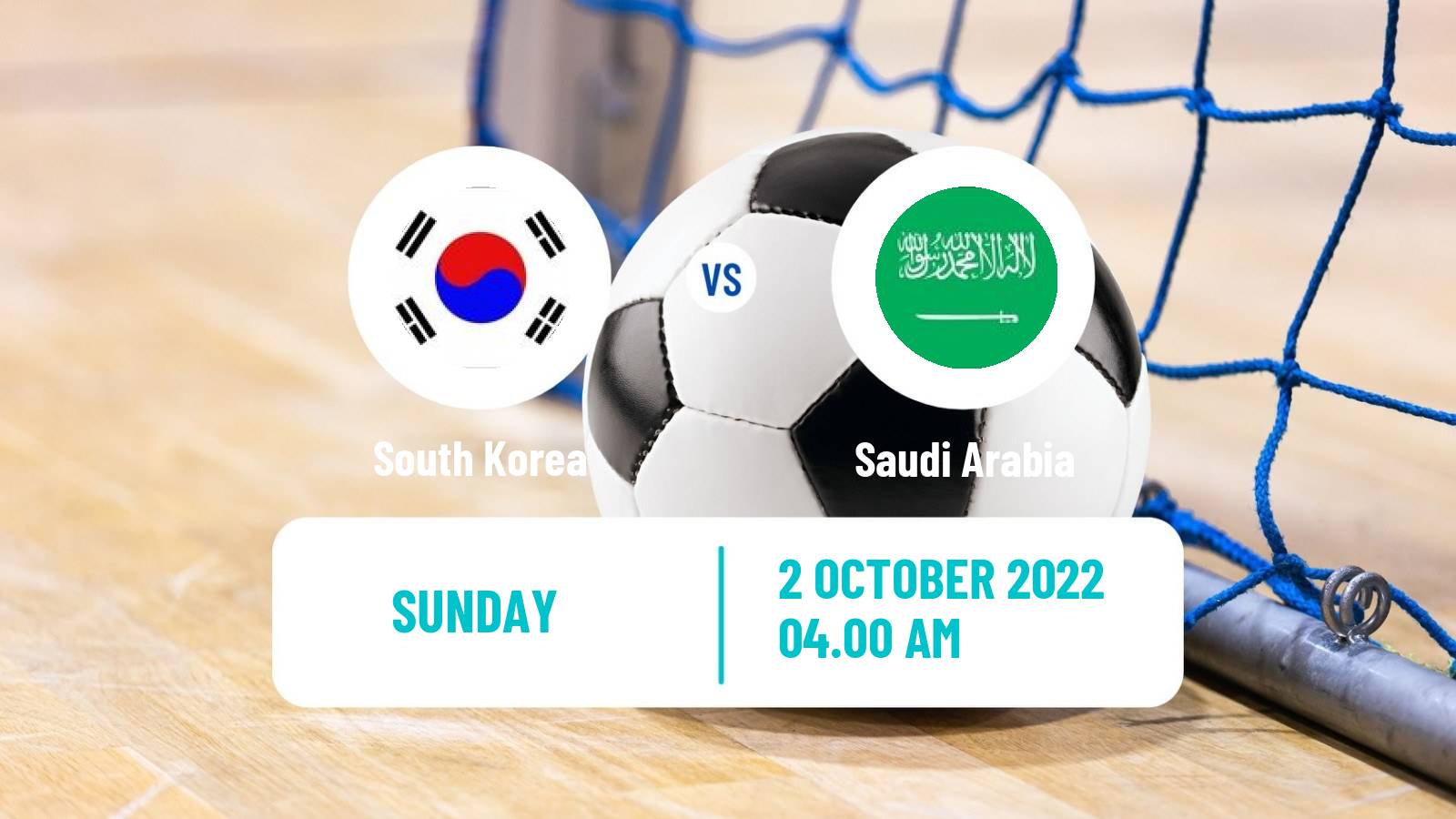 Futsal AFC Asian Cup Futsal South Korea - Saudi Arabia