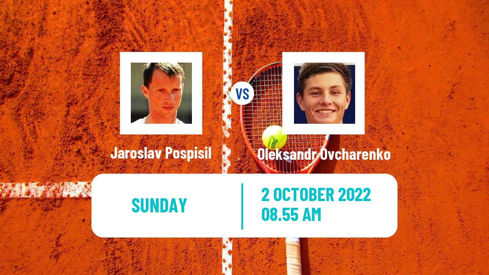 Tennis ATP Challenger Jaroslav Pospisil - Oleksandr Ovcharenko