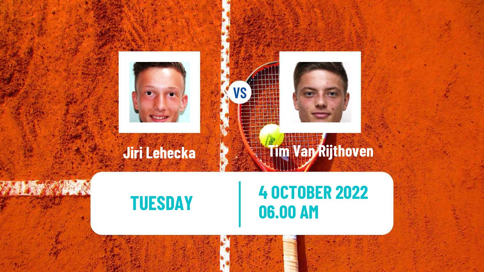Tennis ATP Challenger Jiri Lehecka - Tim Van Rijthoven