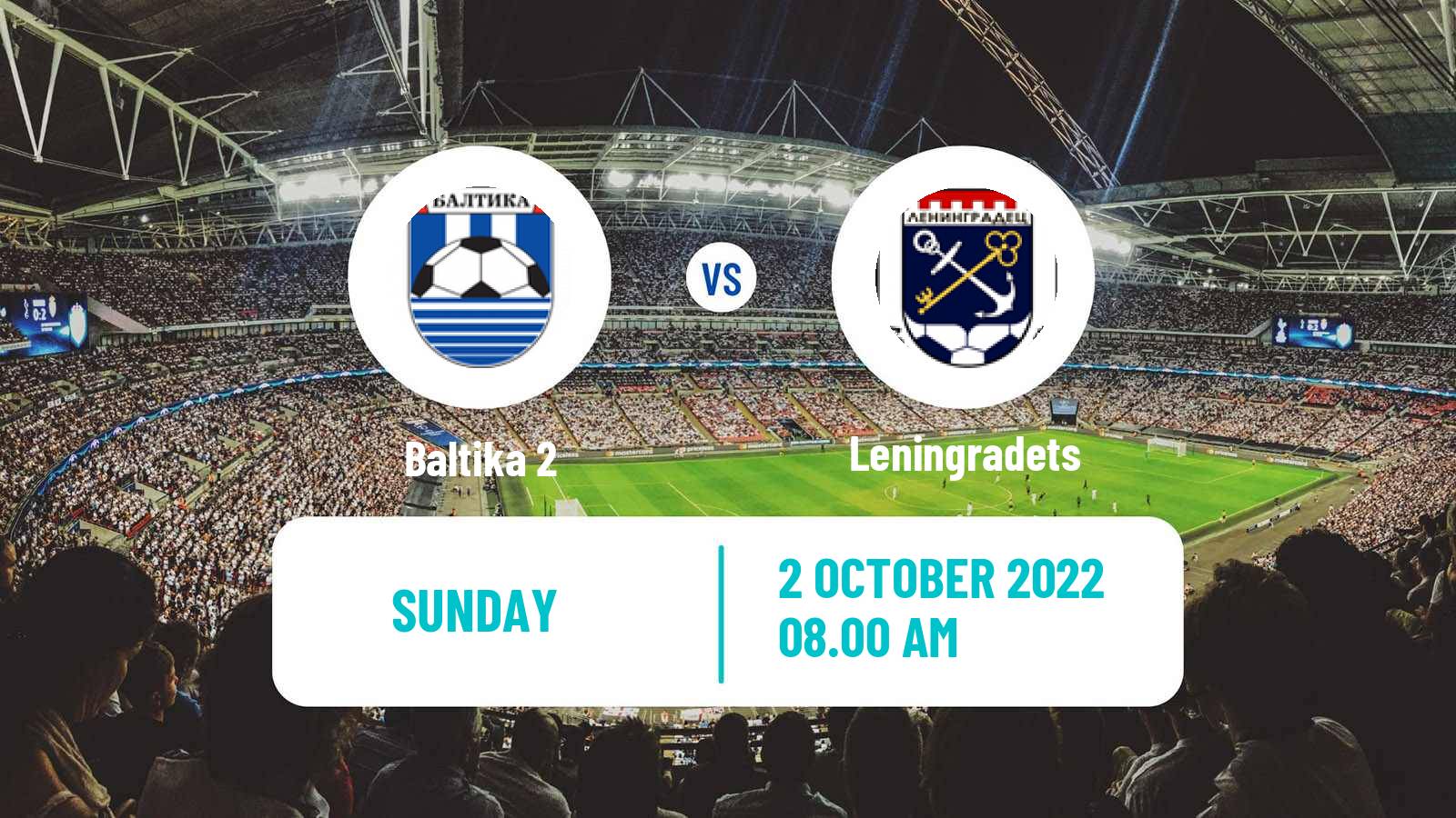 Soccer Russian FNL 2 Group 2 Baltika 2 - Leningradets