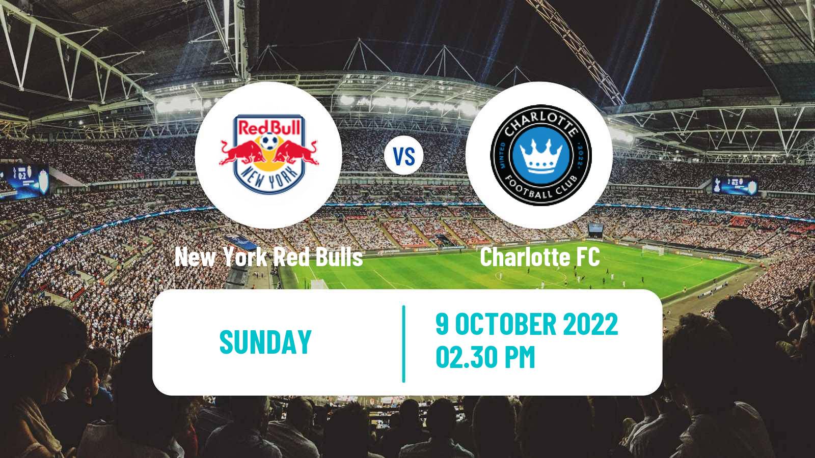 Soccer MLS New York Red Bulls - Charlotte