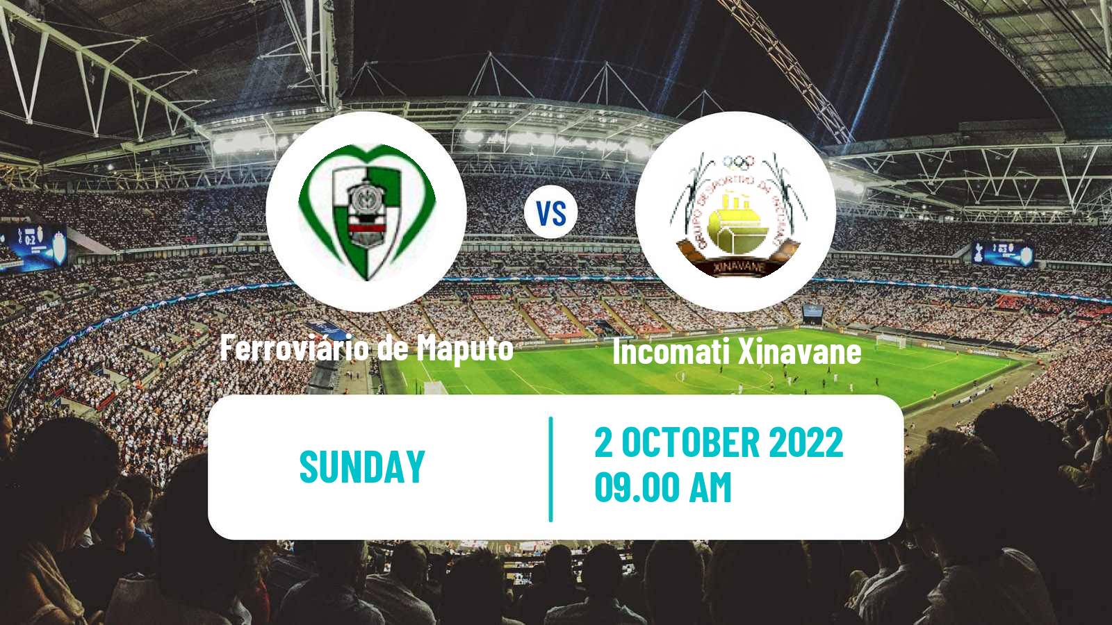Soccer Mozambique Moçambola Ferroviário de Maputo - Incomati Xinavane