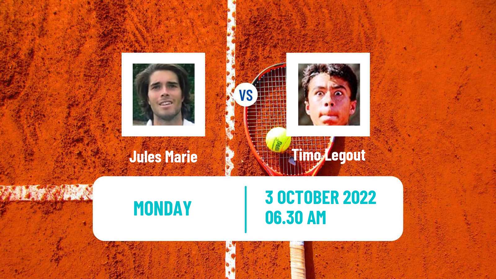 Tennis ATP Challenger Jules Marie - Timo Legout