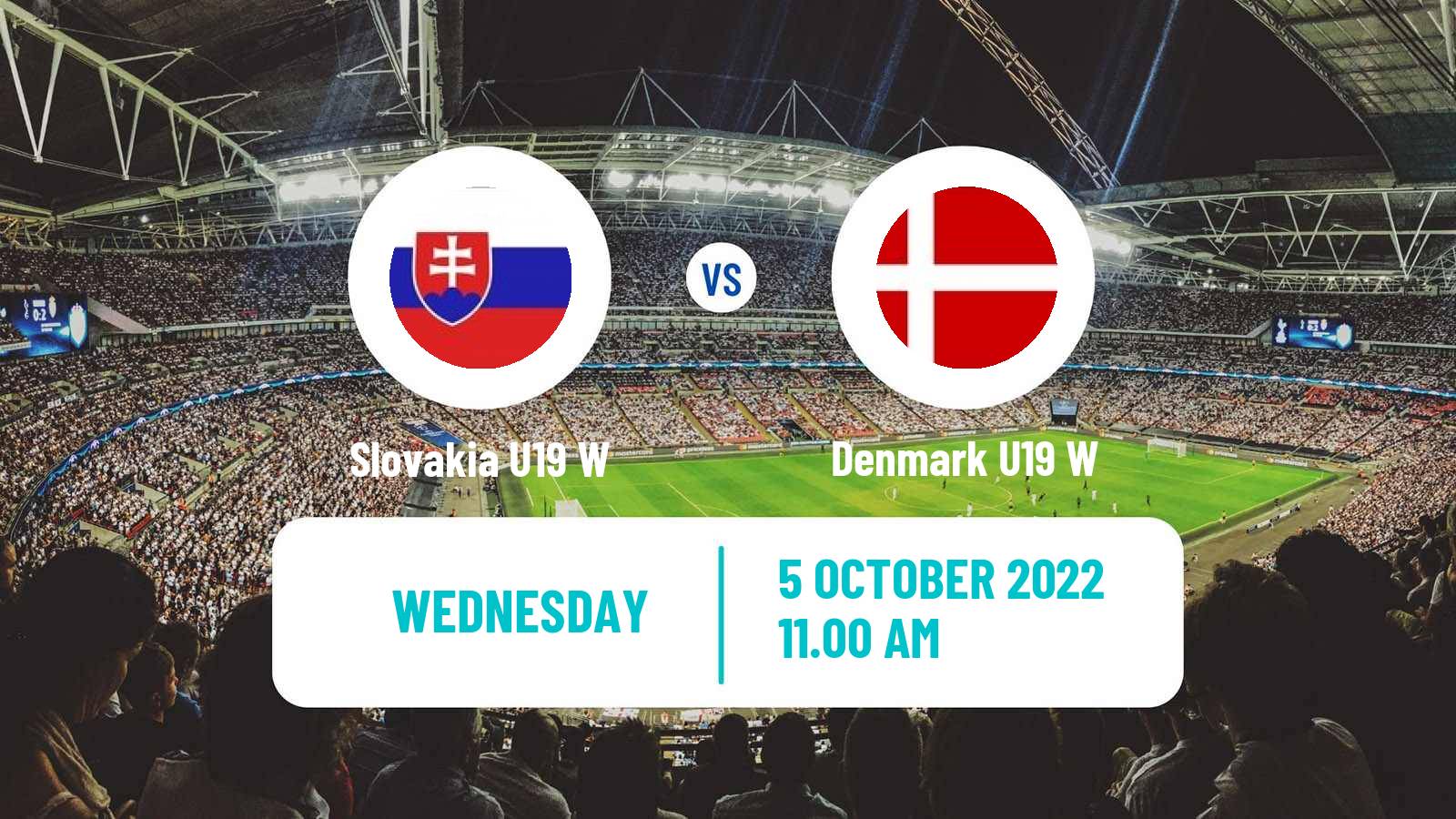Soccer UEFA Euro U19 Women Slovakia U19 W - Denmark U19 W